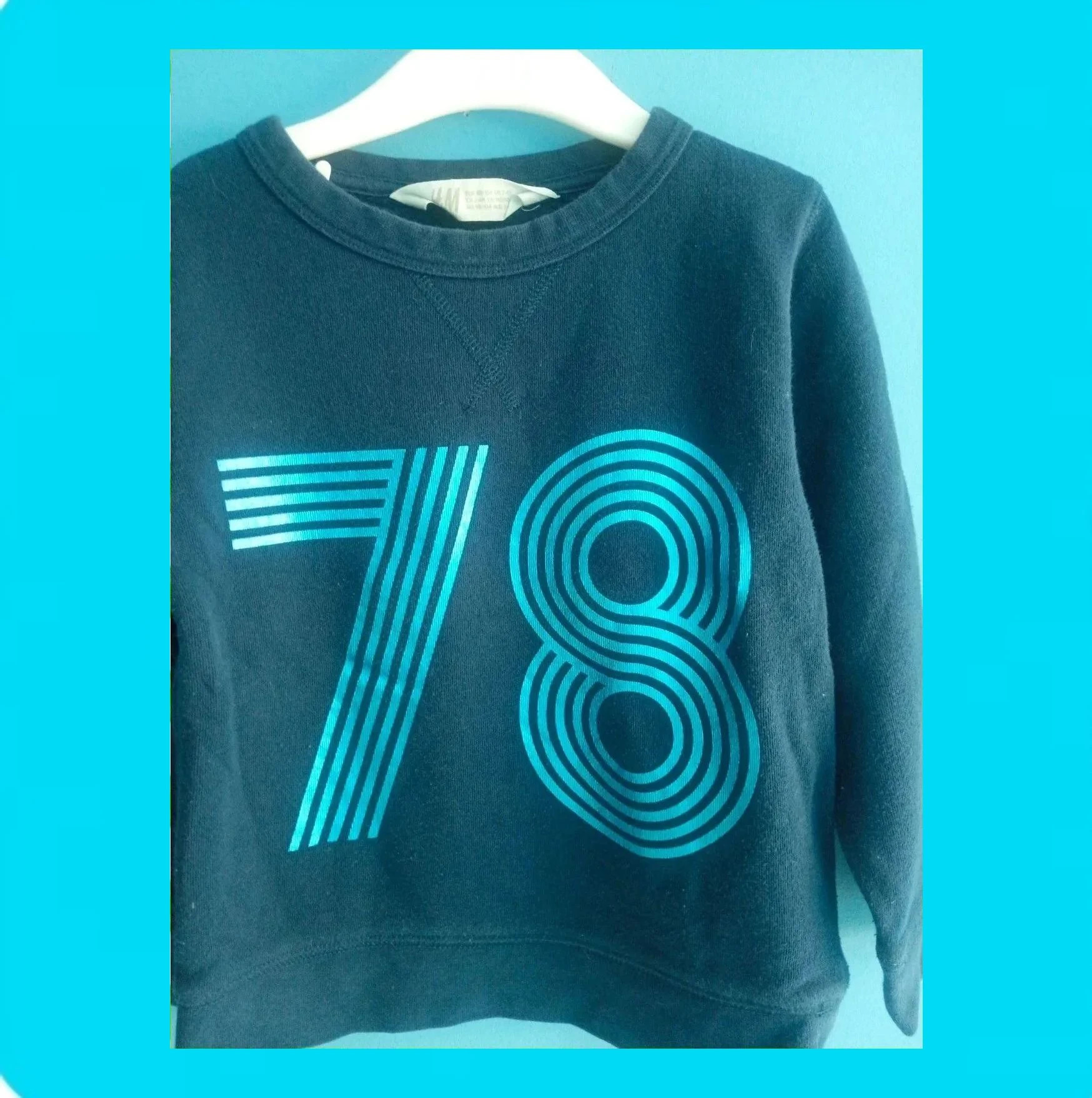 🩵 Bonita Sudadera Niño Cuello Redondo 🩵 – H&M – taille 3 ans / 98 cm 3