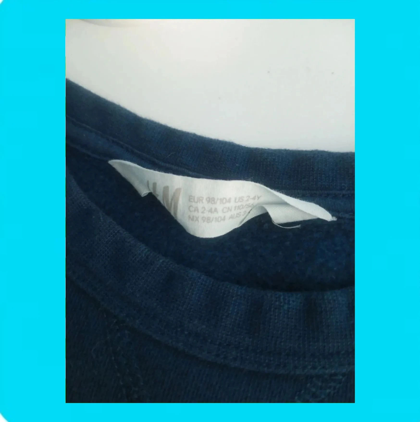 🩵 Bonita Sudadera Niño Cuello Redondo 🩵 – H&M – taille 3 ans / 98 cm 4