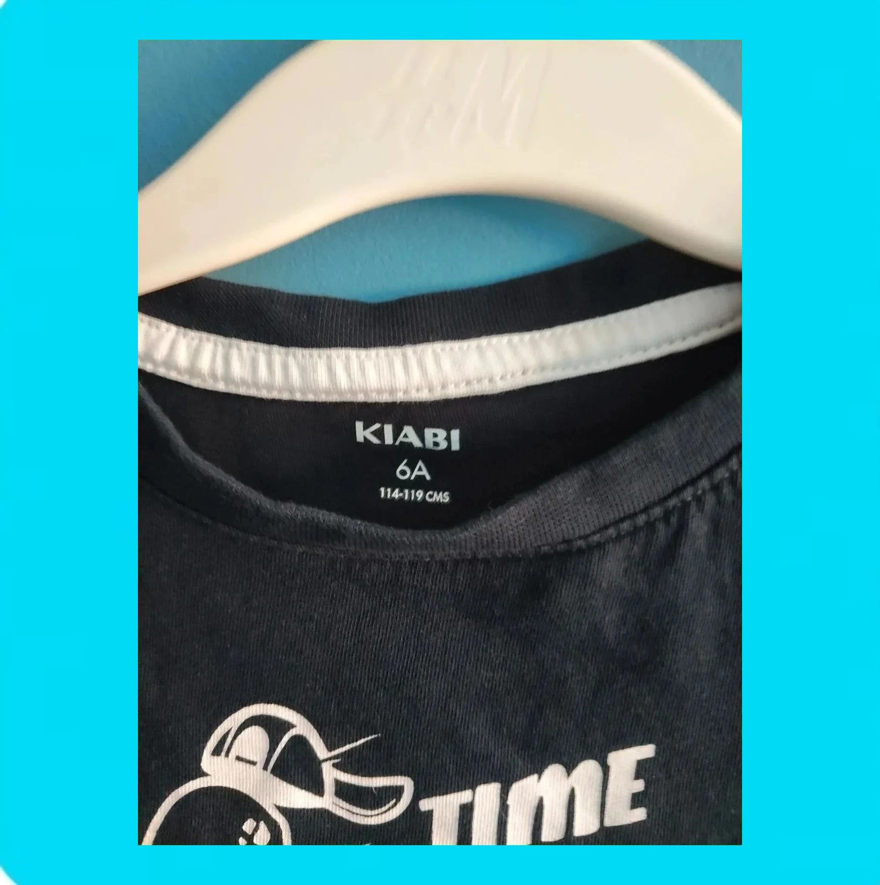 🩵 Camiseta Niño Negra 🩵 – Kiabi – taille 6 ans / 116 cm 4