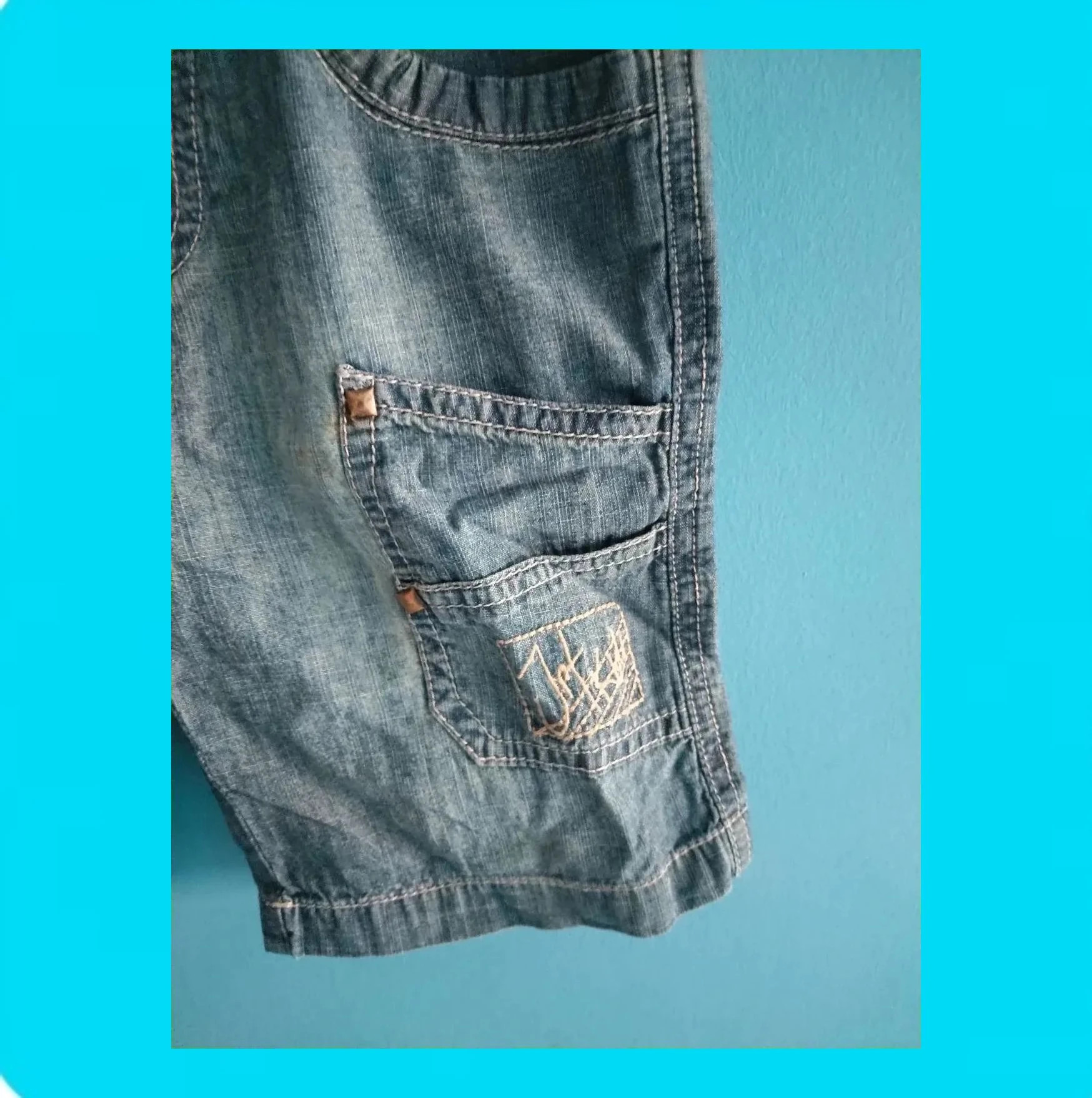🩵 Pantalón Corto Niño Denim 🩵 – JRF – taille 5 ans / 110 cm 2