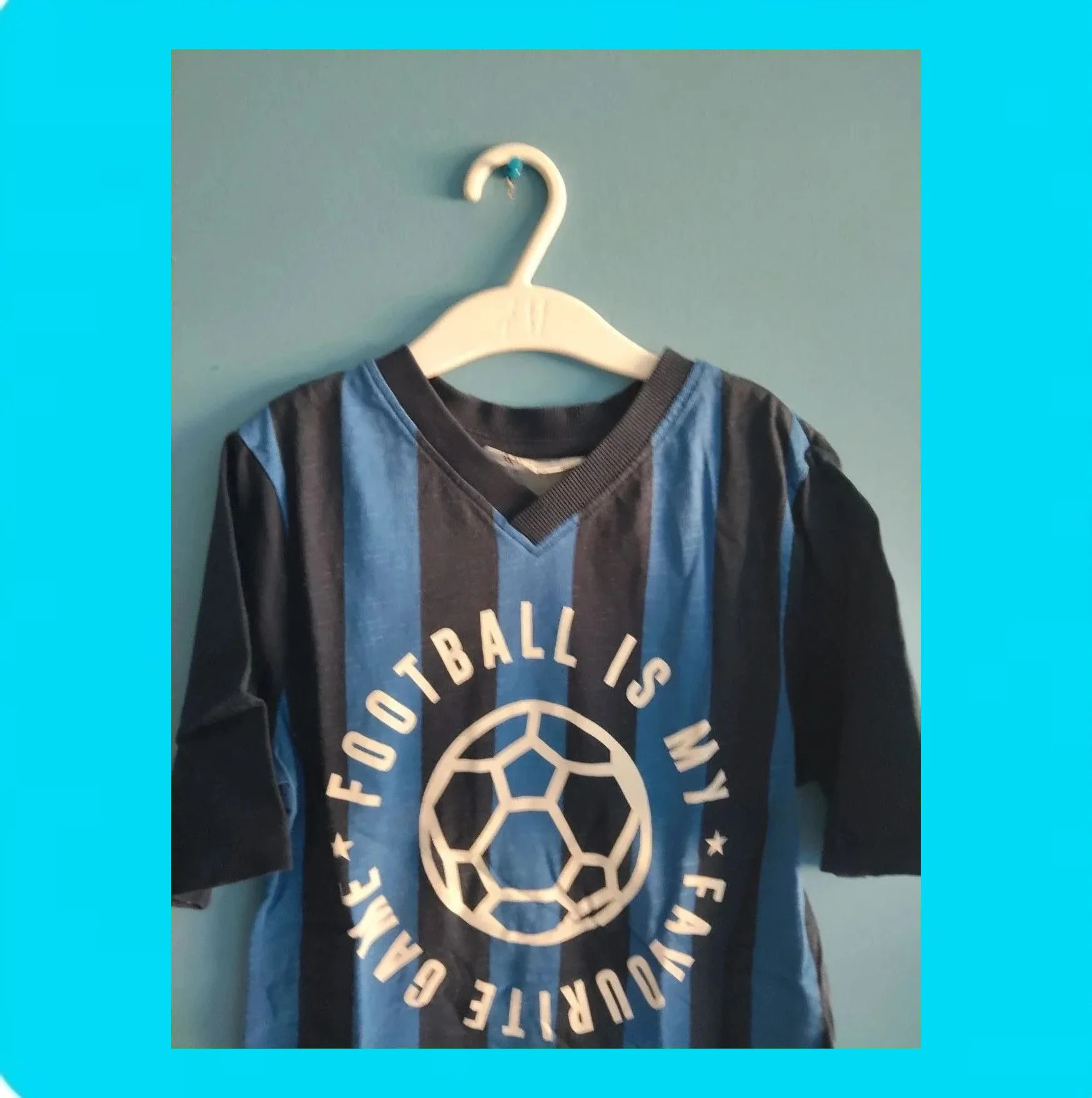 🩵 Camiseta Niño Football 🩵 – H&M – taille 9 ans / 134 cm 3