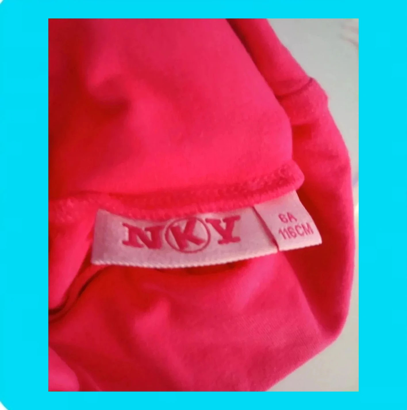 🩷 Camiseta Niña Básica Con Mini Cuello 🩷 – NKY – taille 6 ans / 116 cm 3