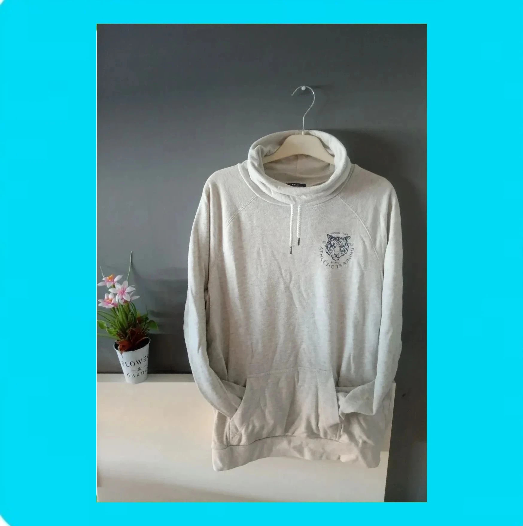 💙 Sudadera Hombre Cuello Vuelto 💙 – Kiabi – taille L 2