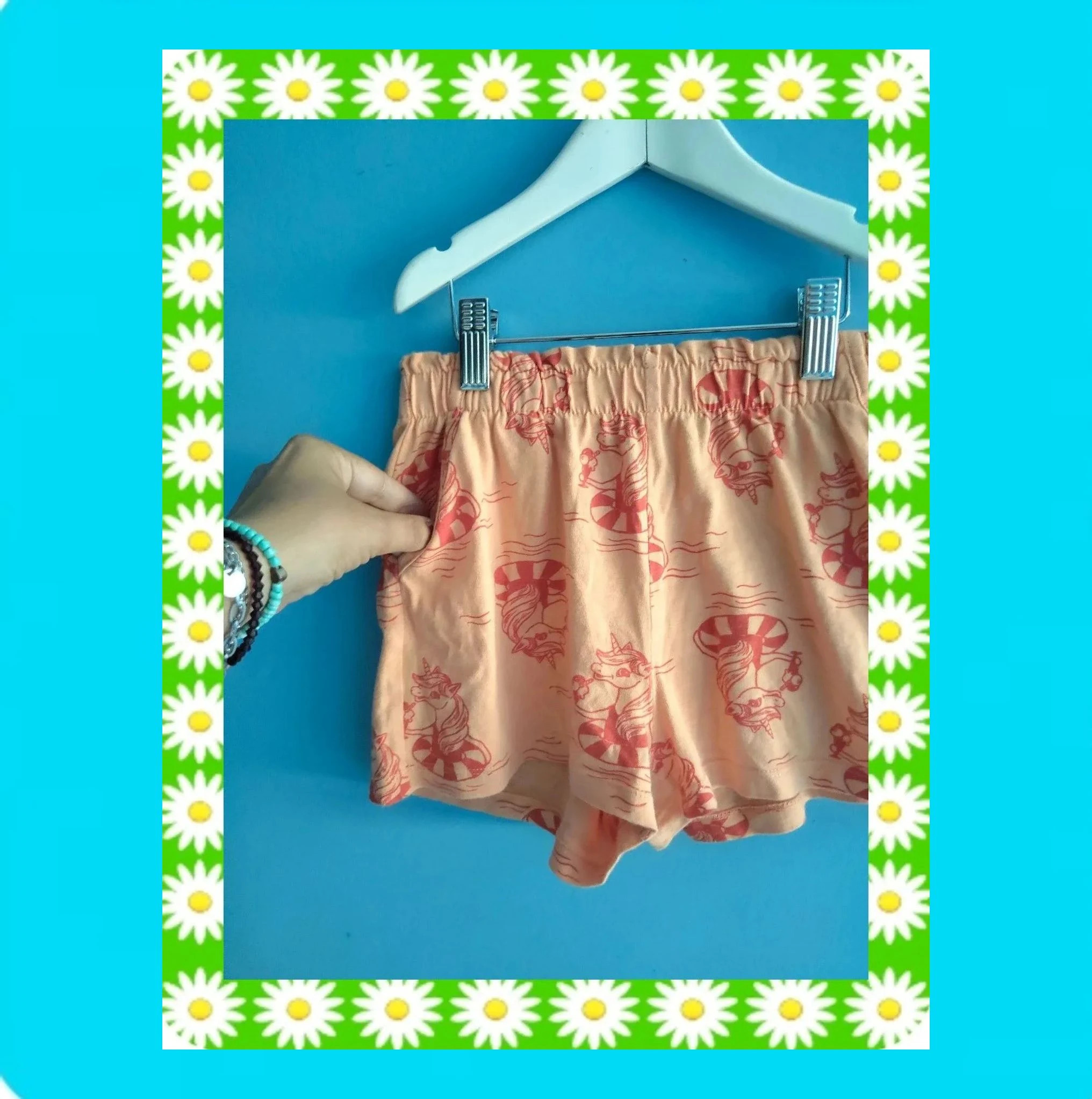 🩷 Shorts Niña Algodón Unicornios 🩷 – H&M – taille 8 ans / 128 cm 2