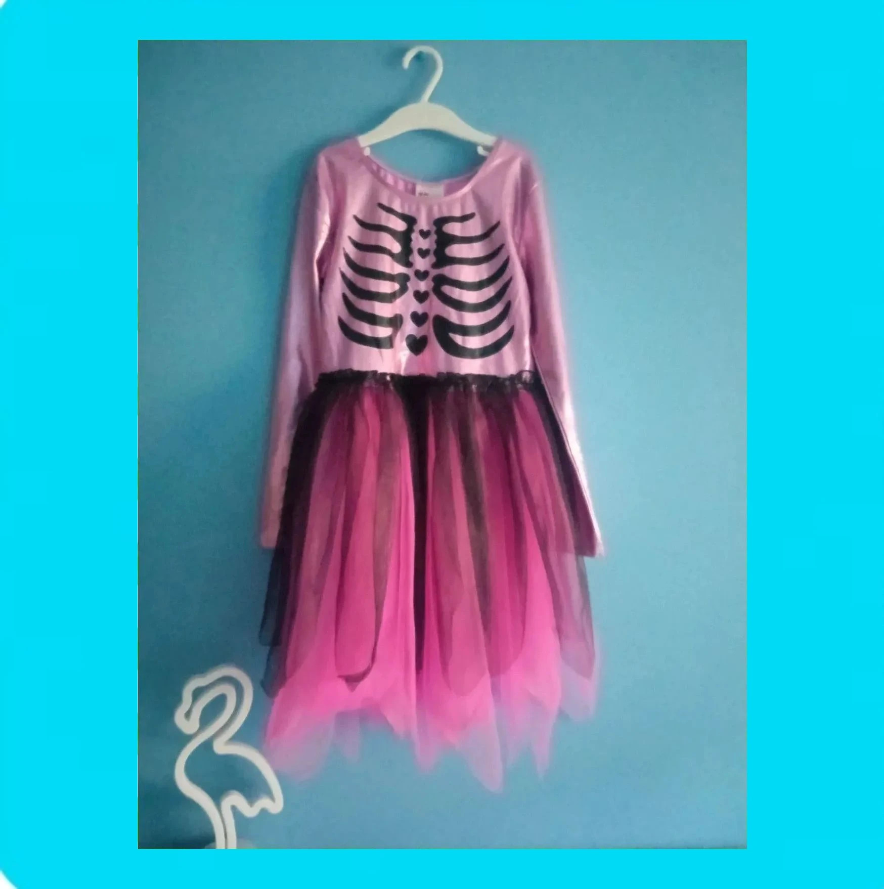 🩷 Vestido Niña Esqueleto Halloween 🩷 – H&M – taille 9 ans / 134 cm 2