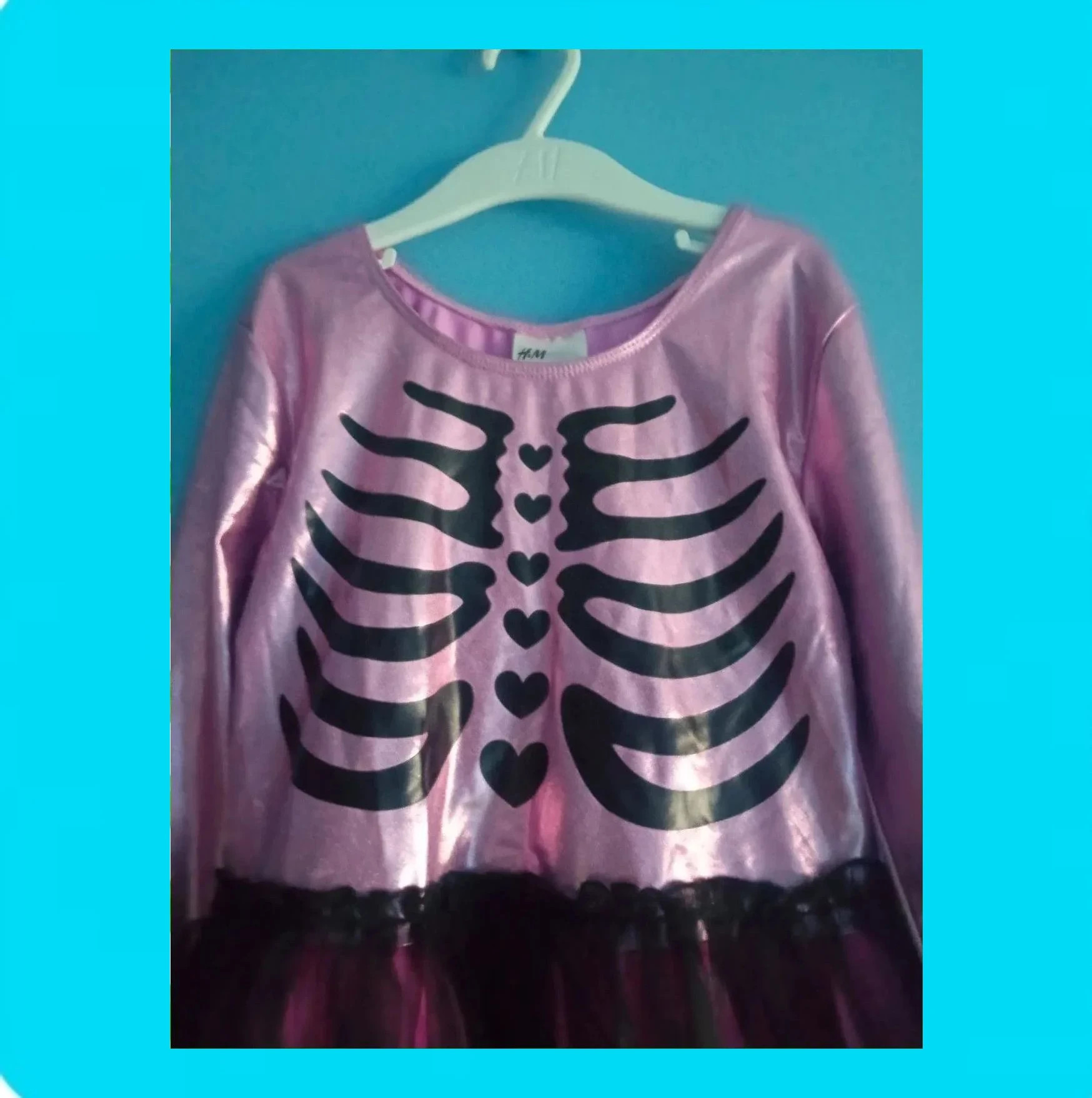 🩷 Vestido Niña Esqueleto Halloween 🩷 – H&M – taille 9 ans / 134 cm 5