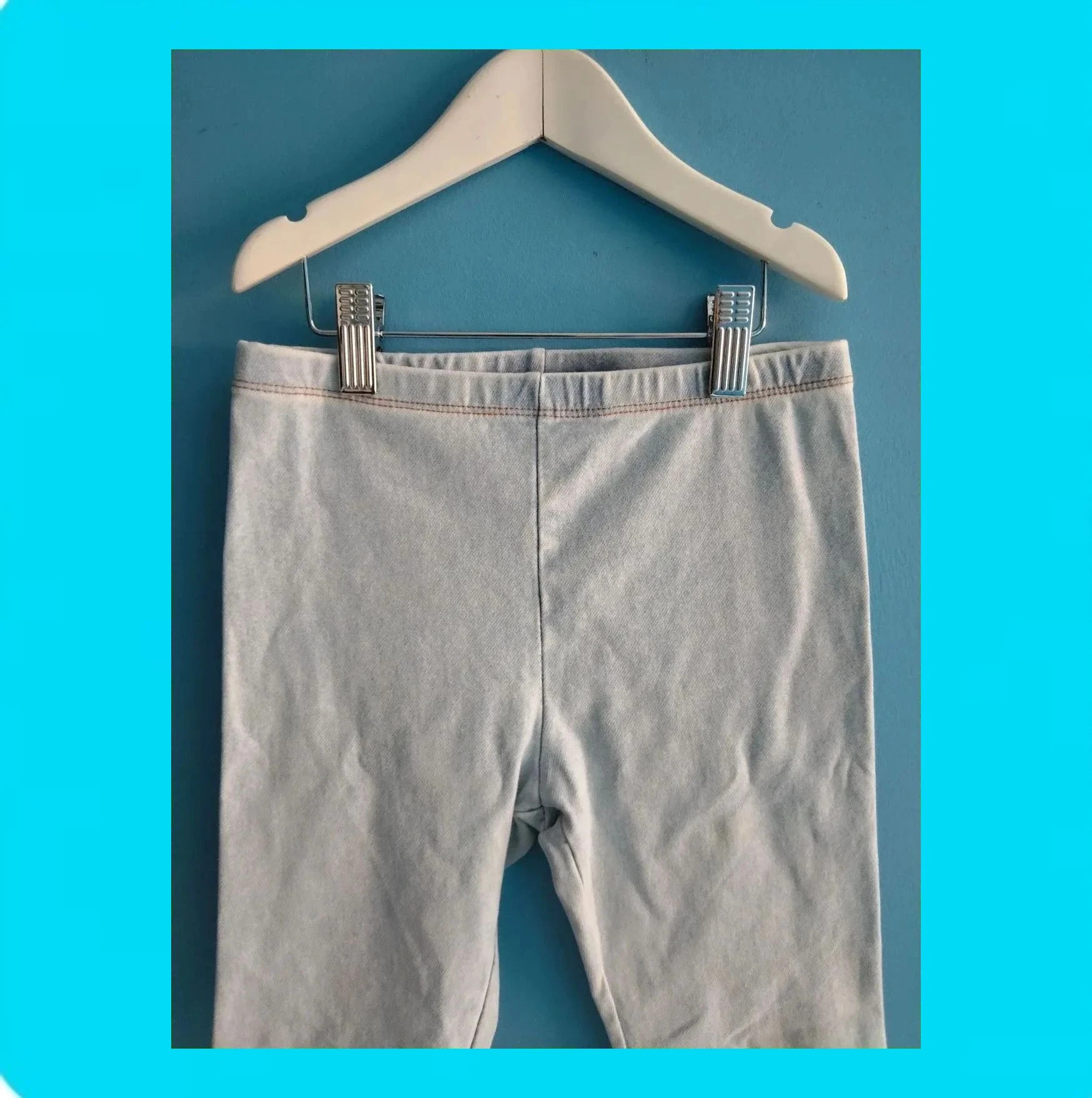 🩷 Leggings Pirata Niña Denim 🩷 – H&M – taille 9 ans / 134 cm 2