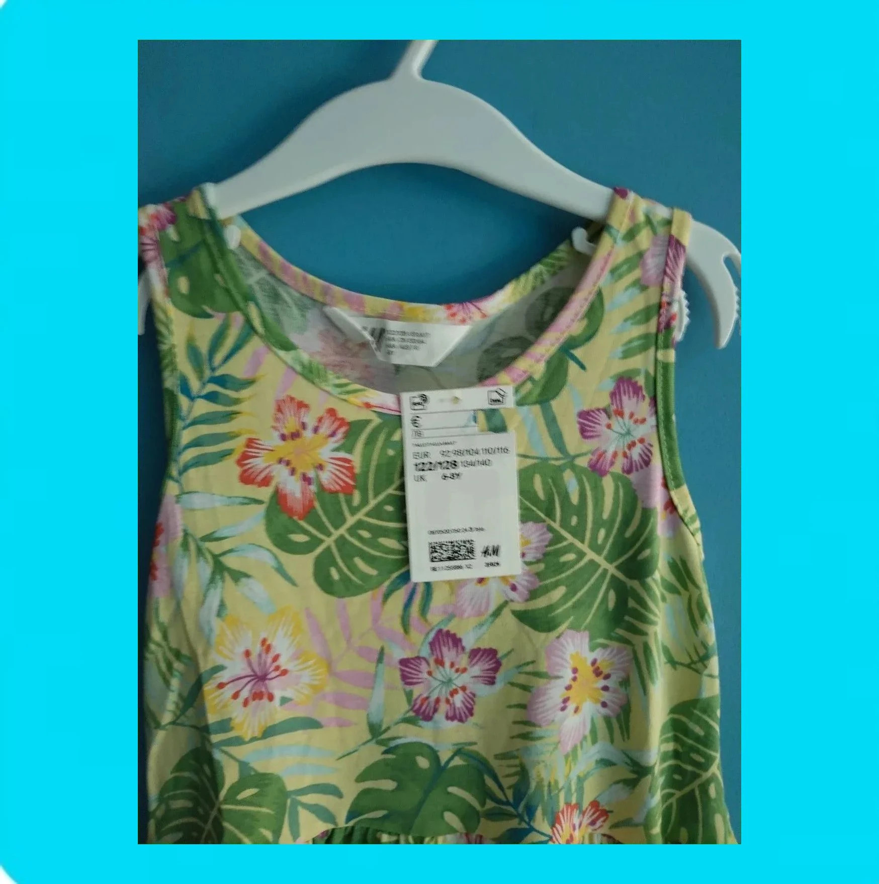 🩷 Bonito Vestido Niña Estampado 🩷 – H&M – taille 7 ans / 122 cm 4
