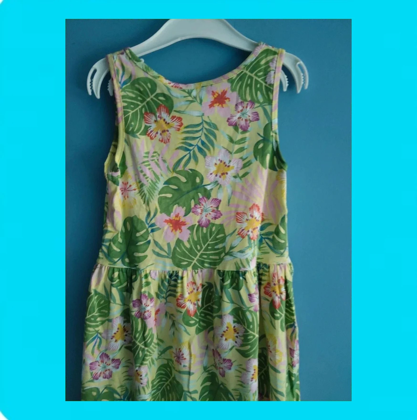 🩷 Bonito Vestido Niña Estampado 🩷 – H&M – taille 7 ans / 122 cm 5