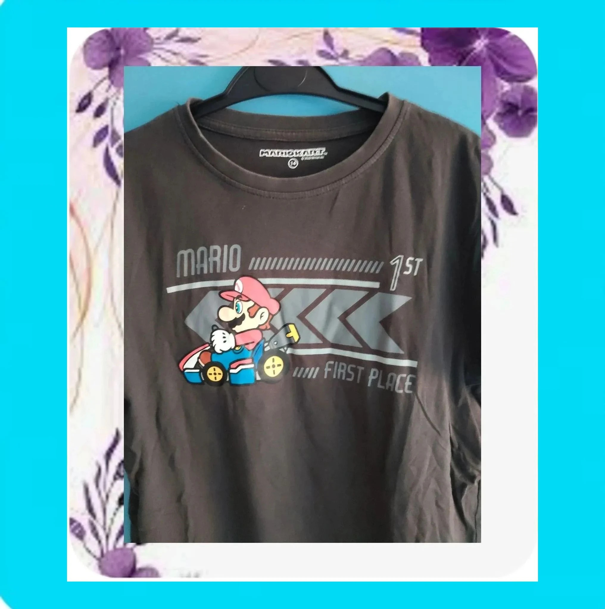 🩵 Camiseta Mario Kart 🩵 – Mario Kart – taille 14 ans / 164 cm 2