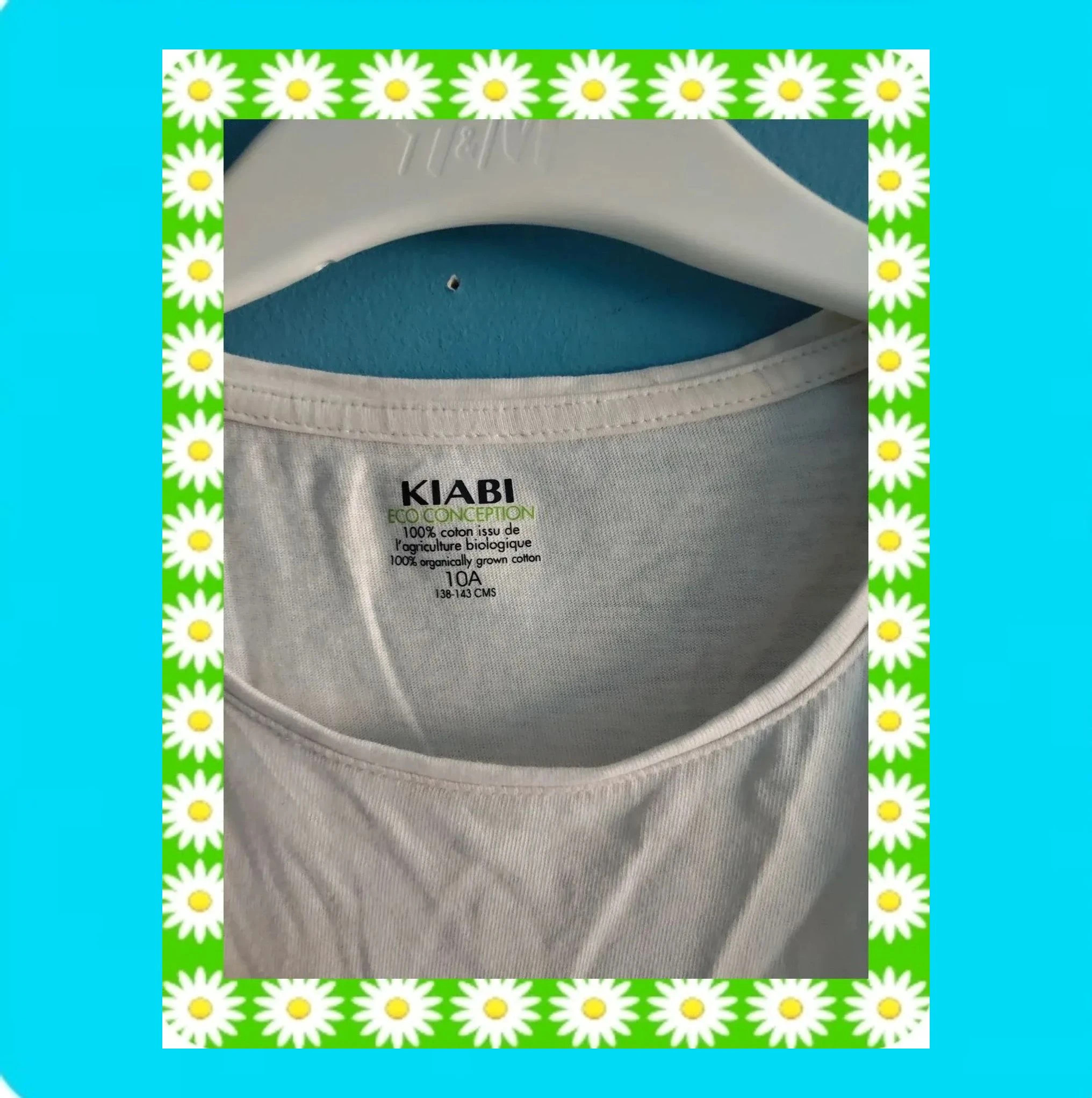 🩷 Bonita Camiseta Niña Corazones 🩷 – Kiabi – taille 10 ans / 140 cm 4