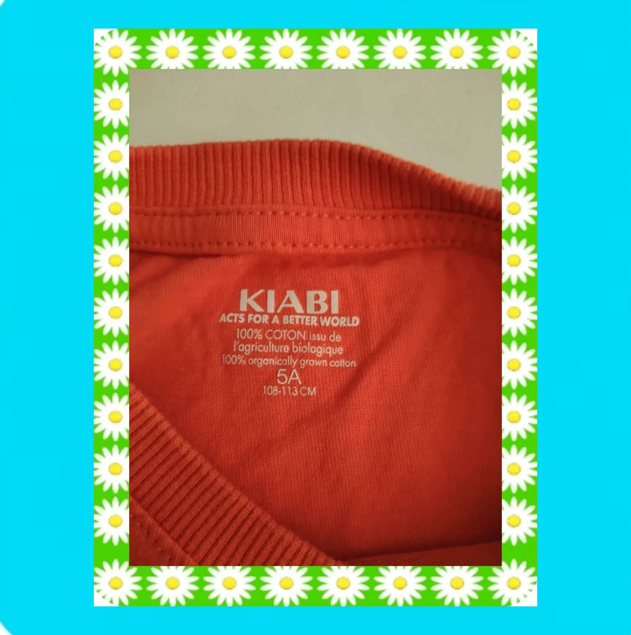 🩵Camiseta Niño Calabaza 🩵 – Kiabi – taille 5 ans / 110 cm 4