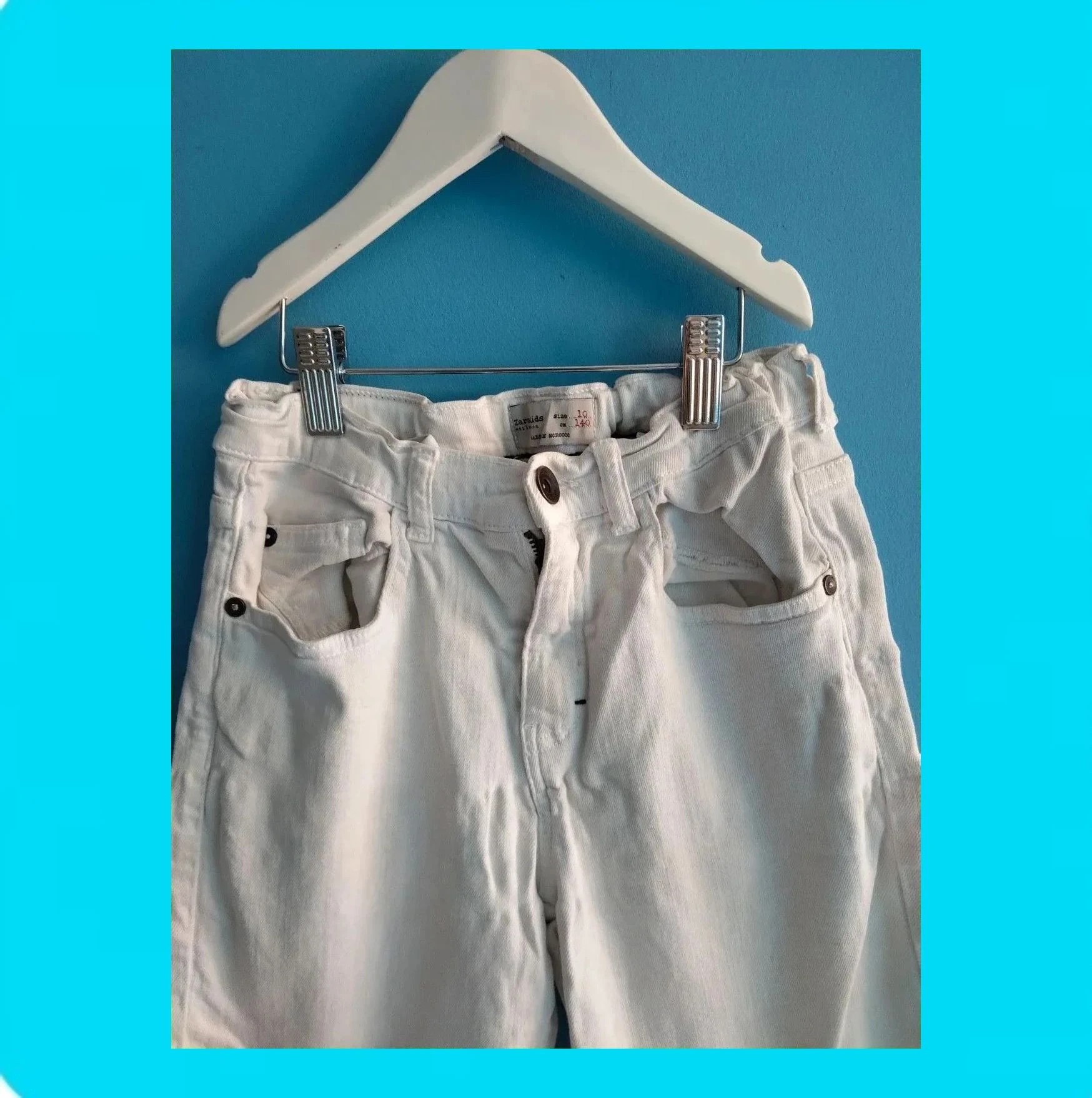 🩵 Pantalón Corto Denim Zara Niño 🩵 – Zara – taille 10 ans / 140 cm 3