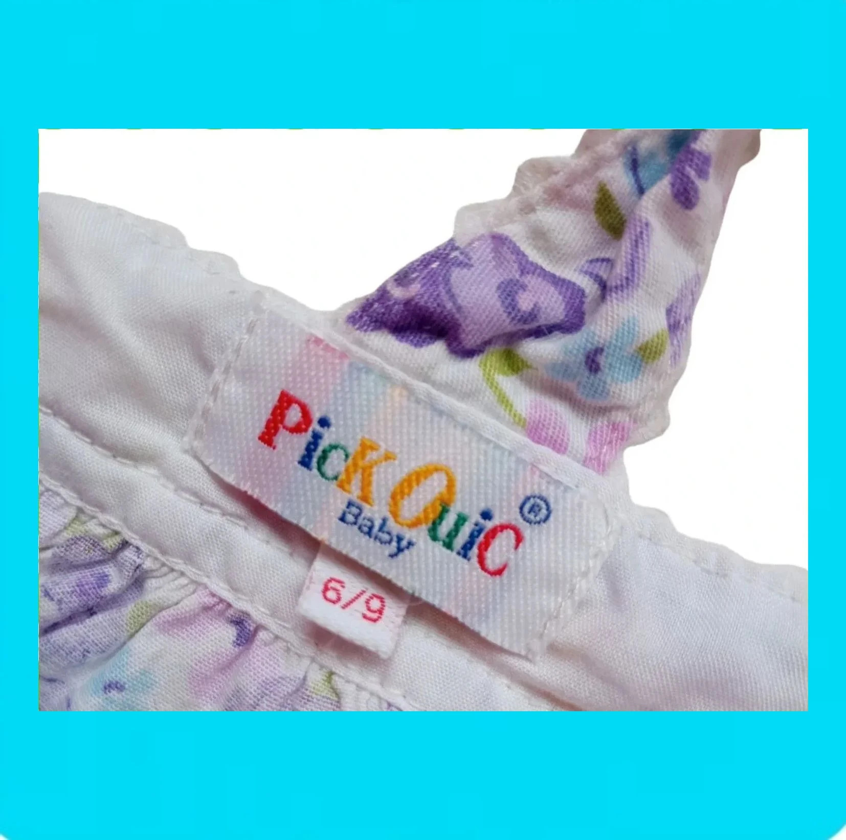 🩷Pelele Bebé de Tirantes Con Bonito Estampado – Pick Ouic – taille 6-9 mois / 68 cm 4