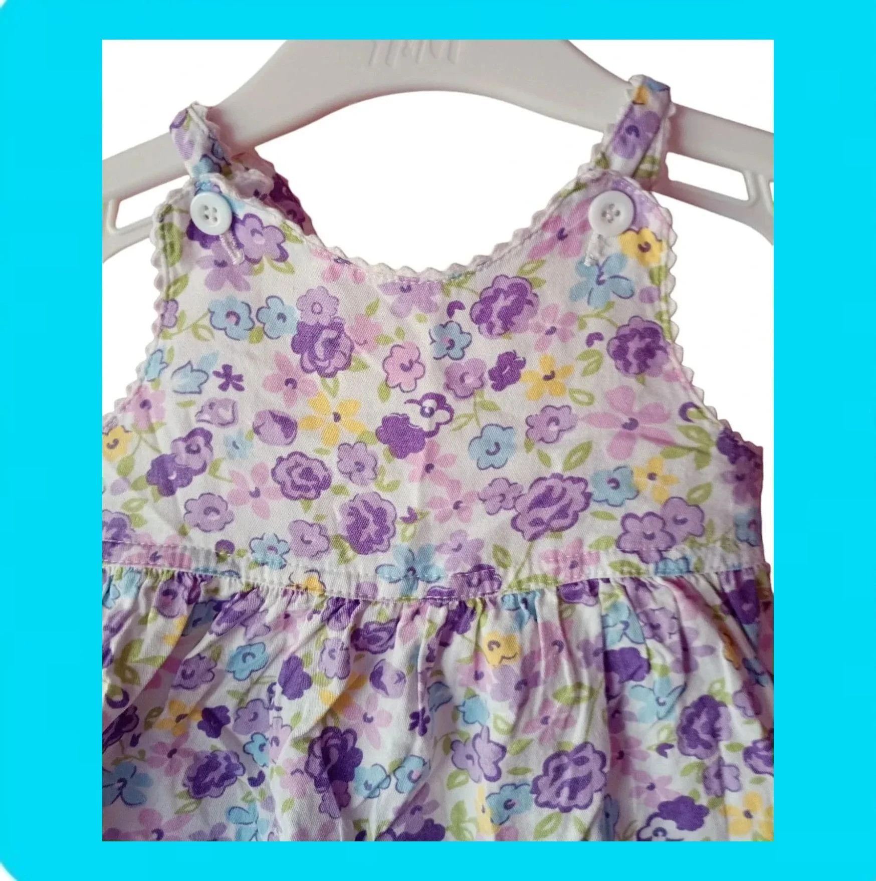 🩷Pelele Bebé de Tirantes Con Bonito Estampado – Pick Ouic – taille 6-9 mois / 68 cm 3