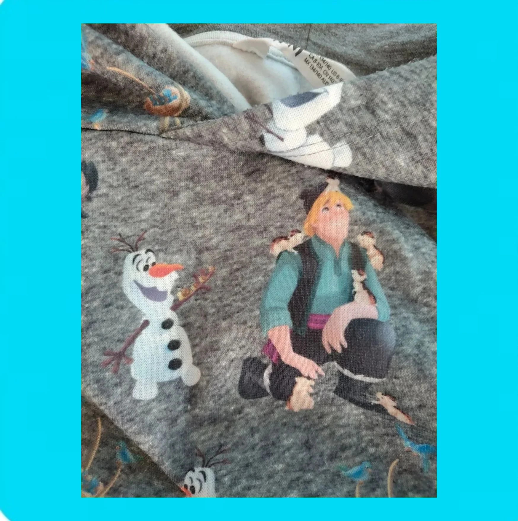 🩵 Divertida Sudadera Olaf Disney 🩵 – H&M – taille 9 ans / 134 cm 5