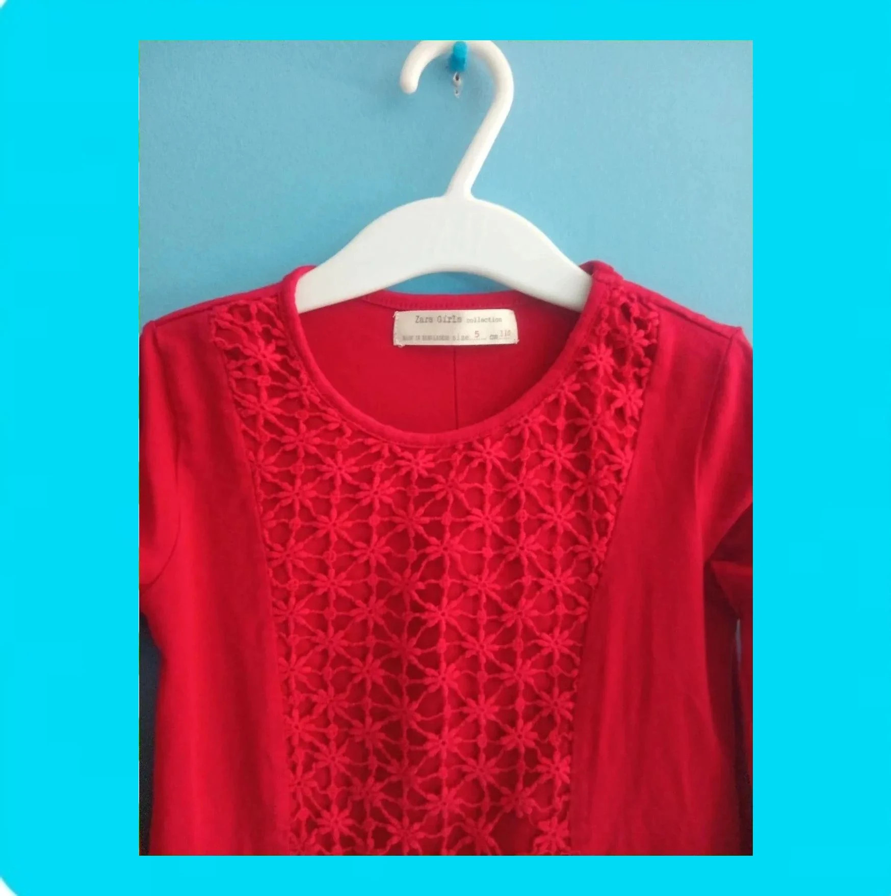 🩷 Camiseta Niña Bordada Zara Girls 🩷 – Zara Girls – taille 5 ans / 110 cm 2