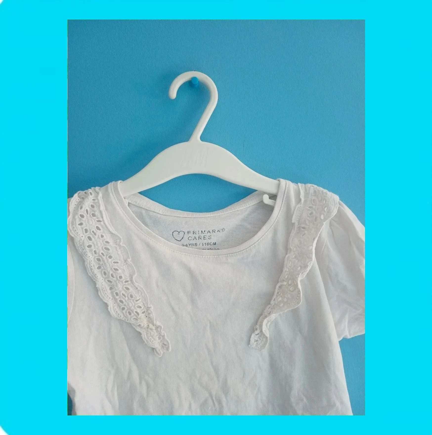 🩷 Camiseta Niña Manga Corta Detalles Bordados 🩷 – Primark – taille 6 ans / 116 cm 2