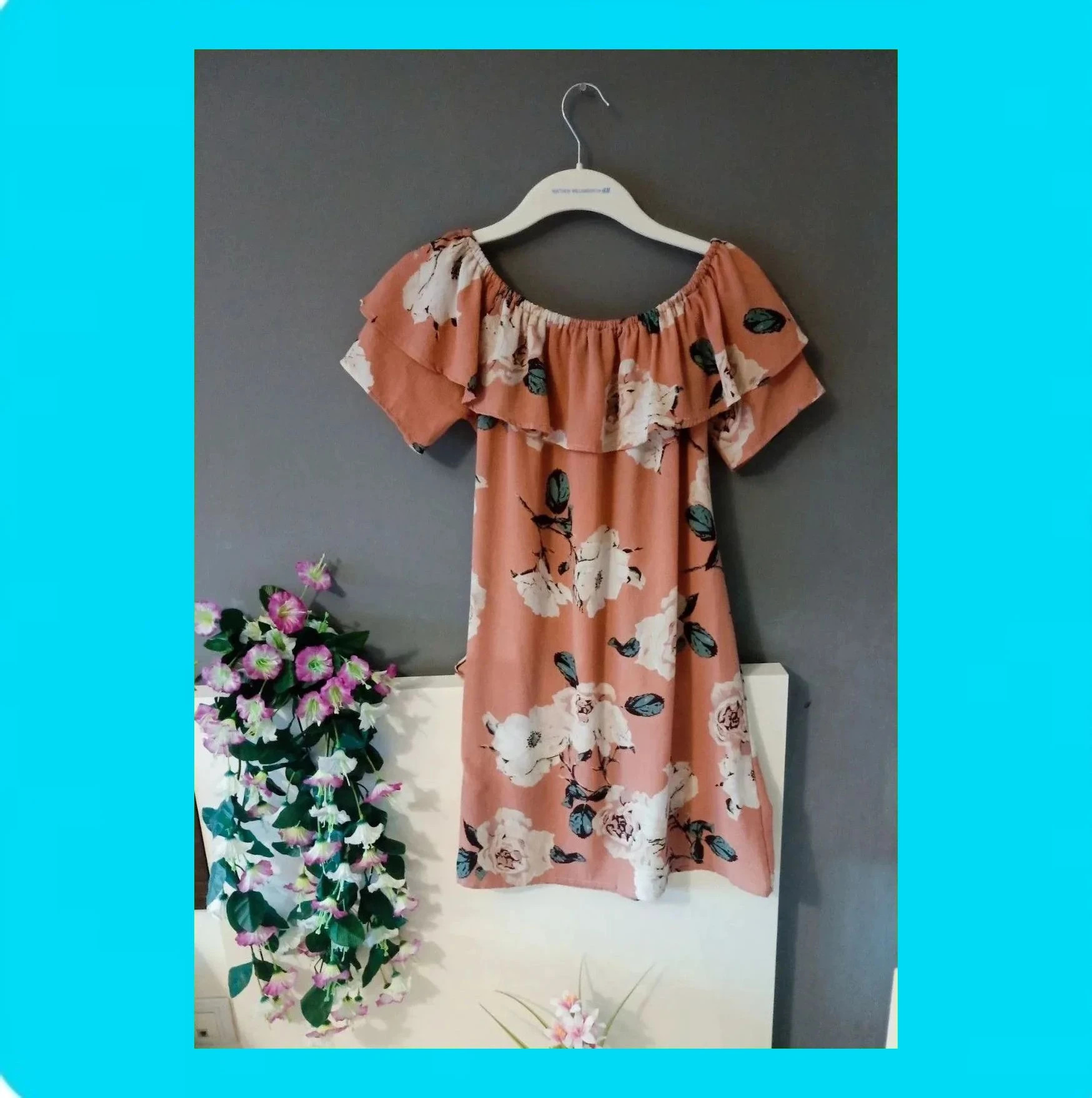 🩷 Precioso Vestido Mujer Corto Estampado 🩷 – taille M / 38 / 10 2