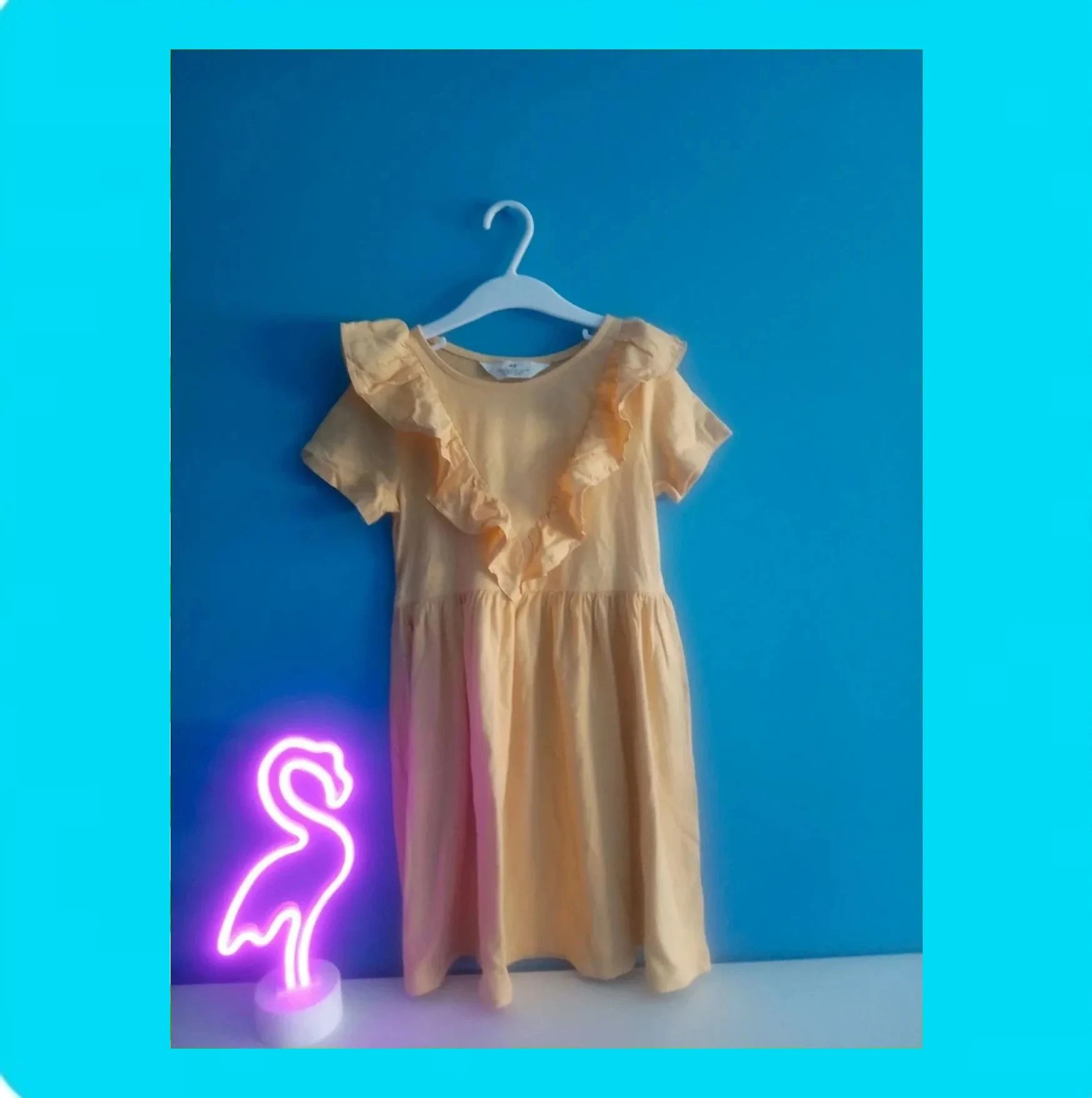 🩷 Bonito Vestido Corto Niña 🩷 – H&M – taille 7 ans / 122 cm 2