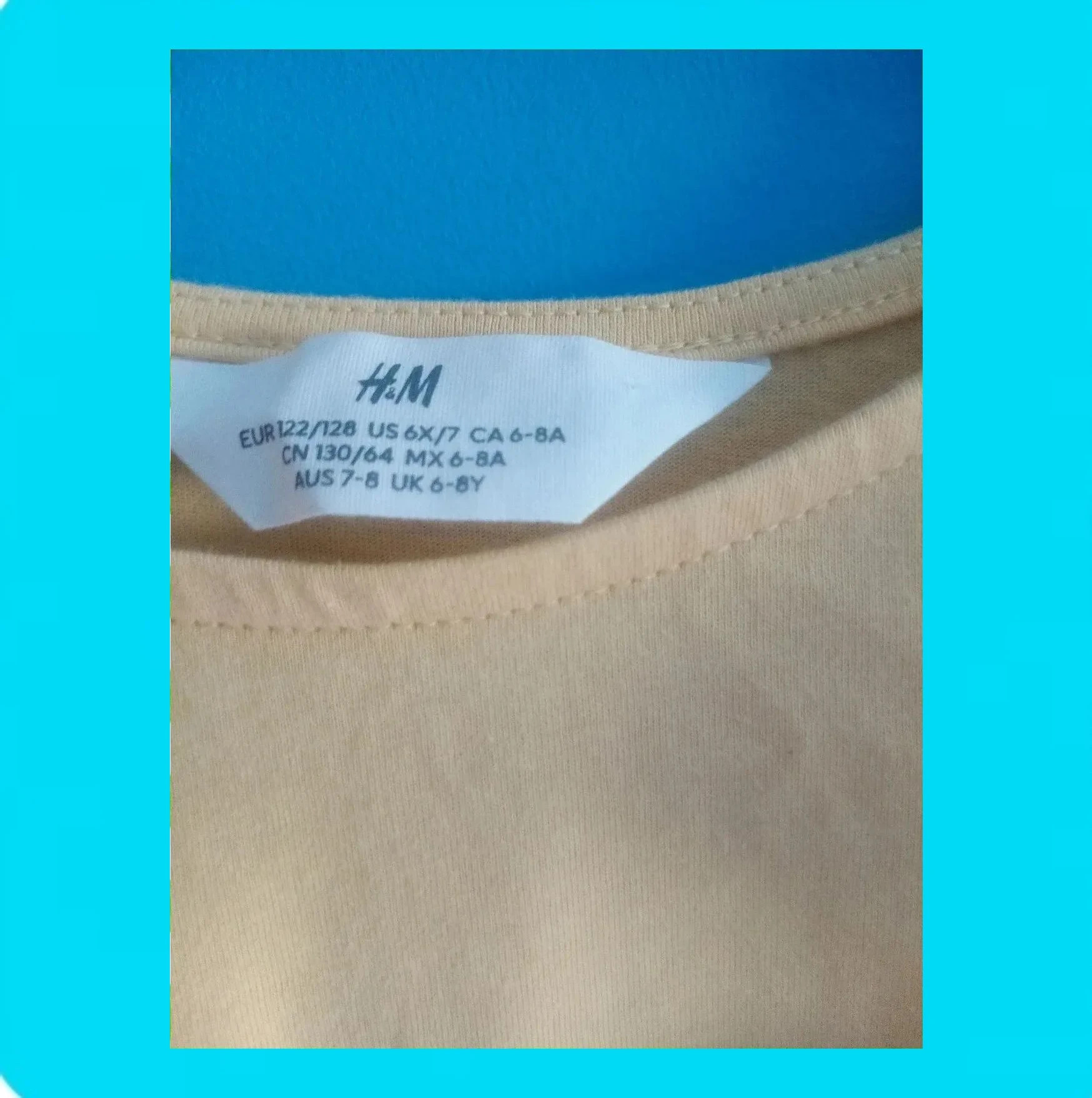 🩷 Bonito Vestido Corto Niña 🩷 – H&M – taille 7 ans / 122 cm 3