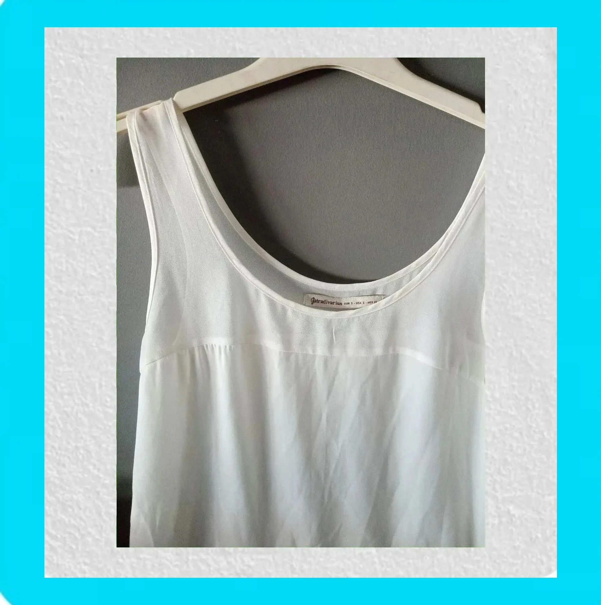 🩷 Camiseta Mujer Semitransparente 🩷 – Stradivarius – taille S / 36 / 8 2