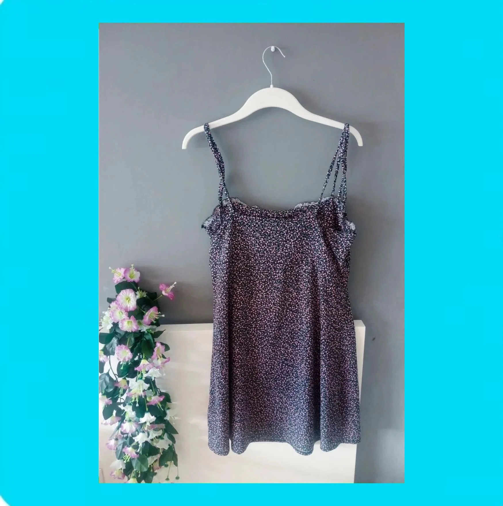 💗 Vestido Mujer Tirantes Estampado 💗 – H&M Divided – taille M / 38 / 10 2