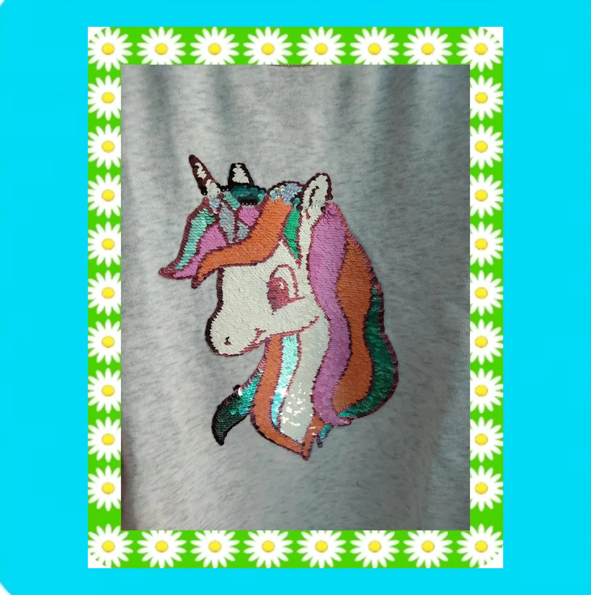 🩷 Sudadera Niña Unicornio Lentejuelas Reversibles 🩷 – H&M – taille 9 ans / 134 cm 4