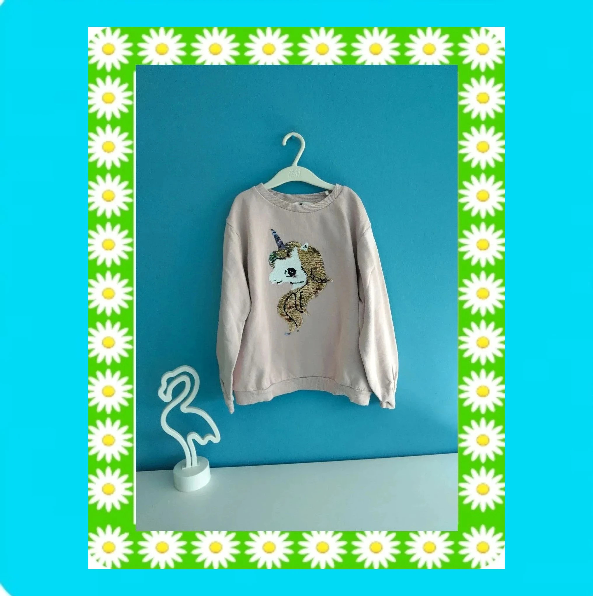 🩷 Sudadera Unicornio Lentejuelas Reversibles 🩷 – H&M – taille 9 ans / 134 cm 4