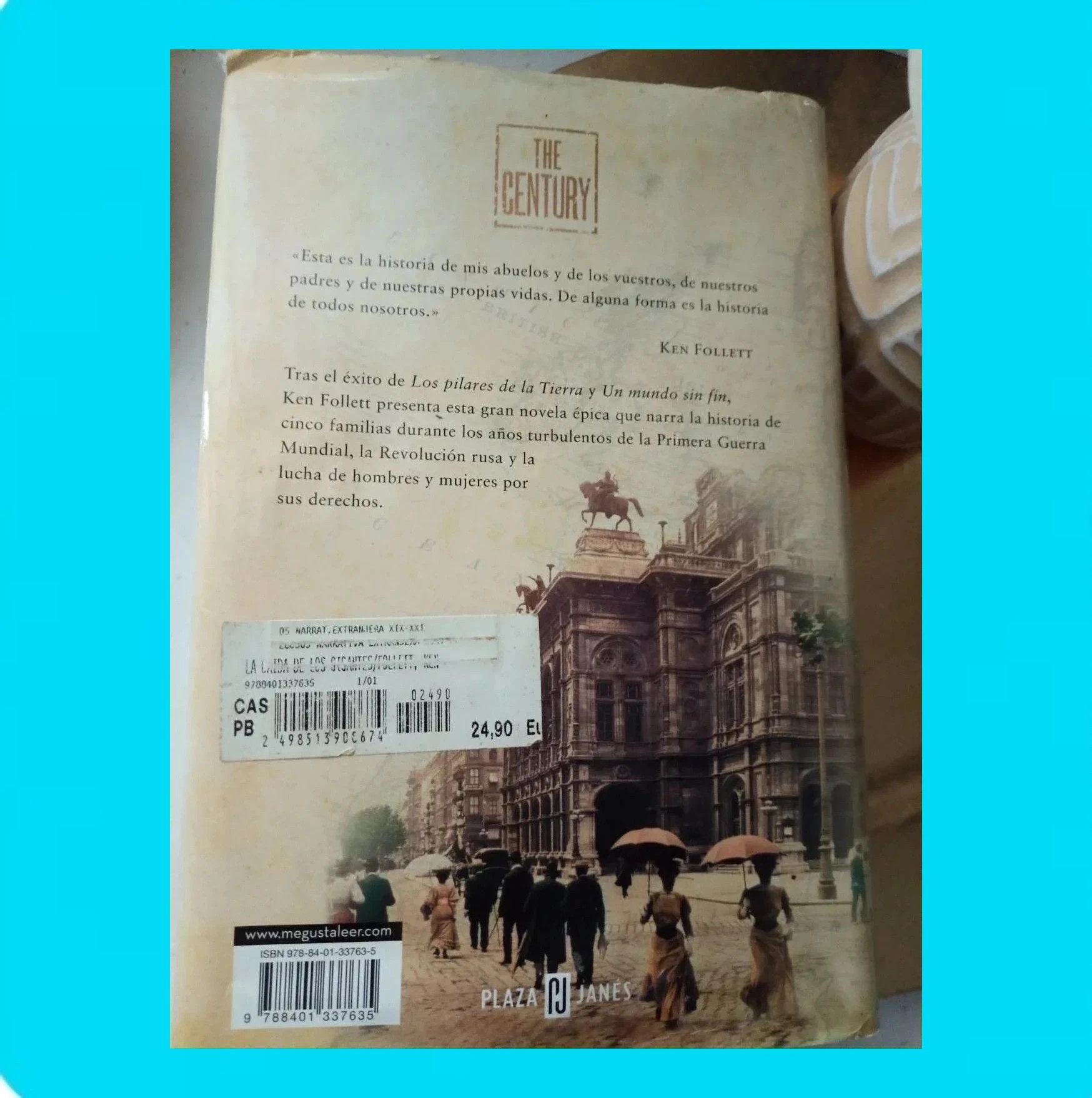 💕 Libro Grande Tapa Dura De Ken Follet 💕 2