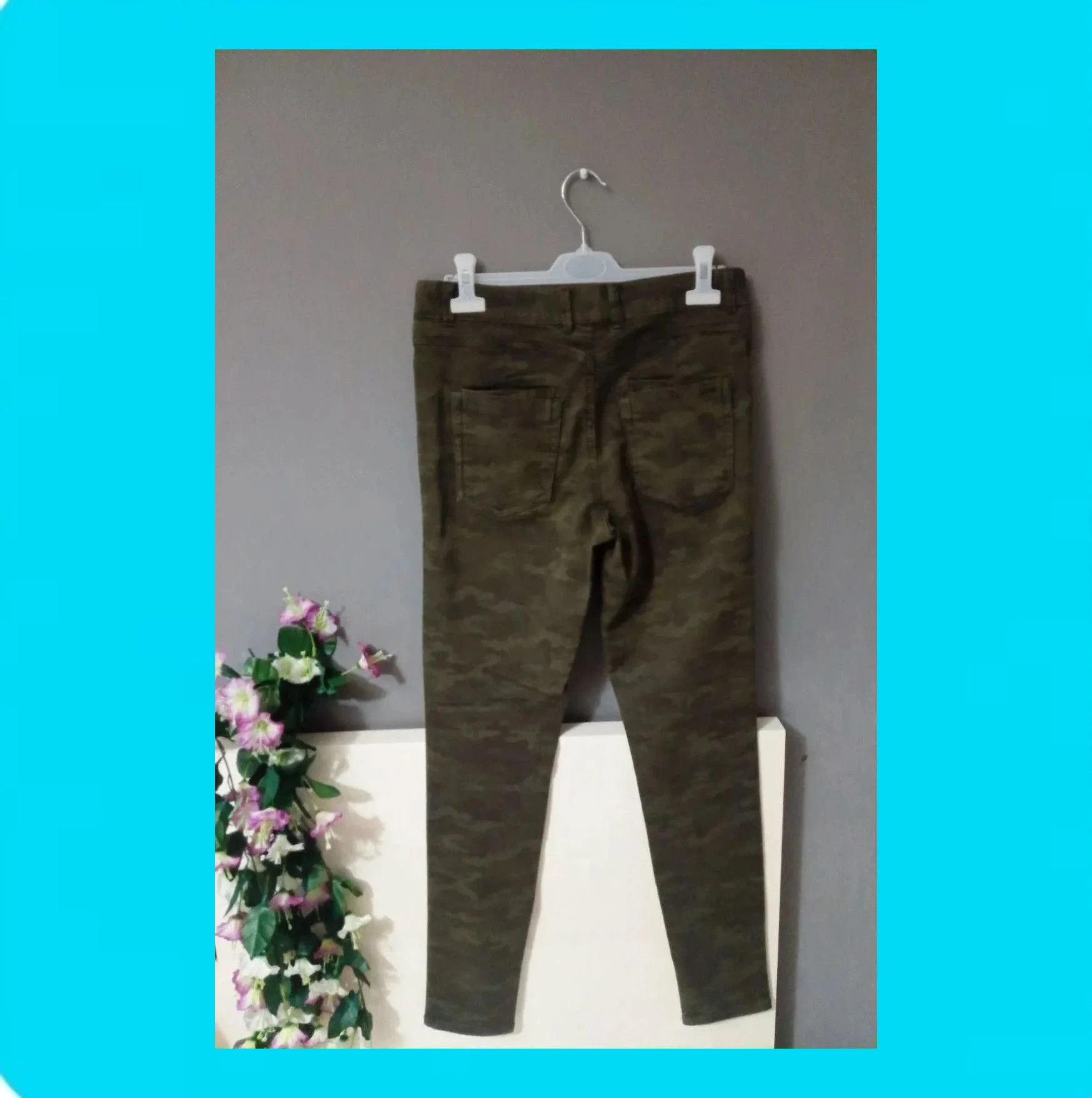 💗 Pantalón Mujer Estampado Camuflaje 💗 – Clockhouse – taille M / 38 / 10 2