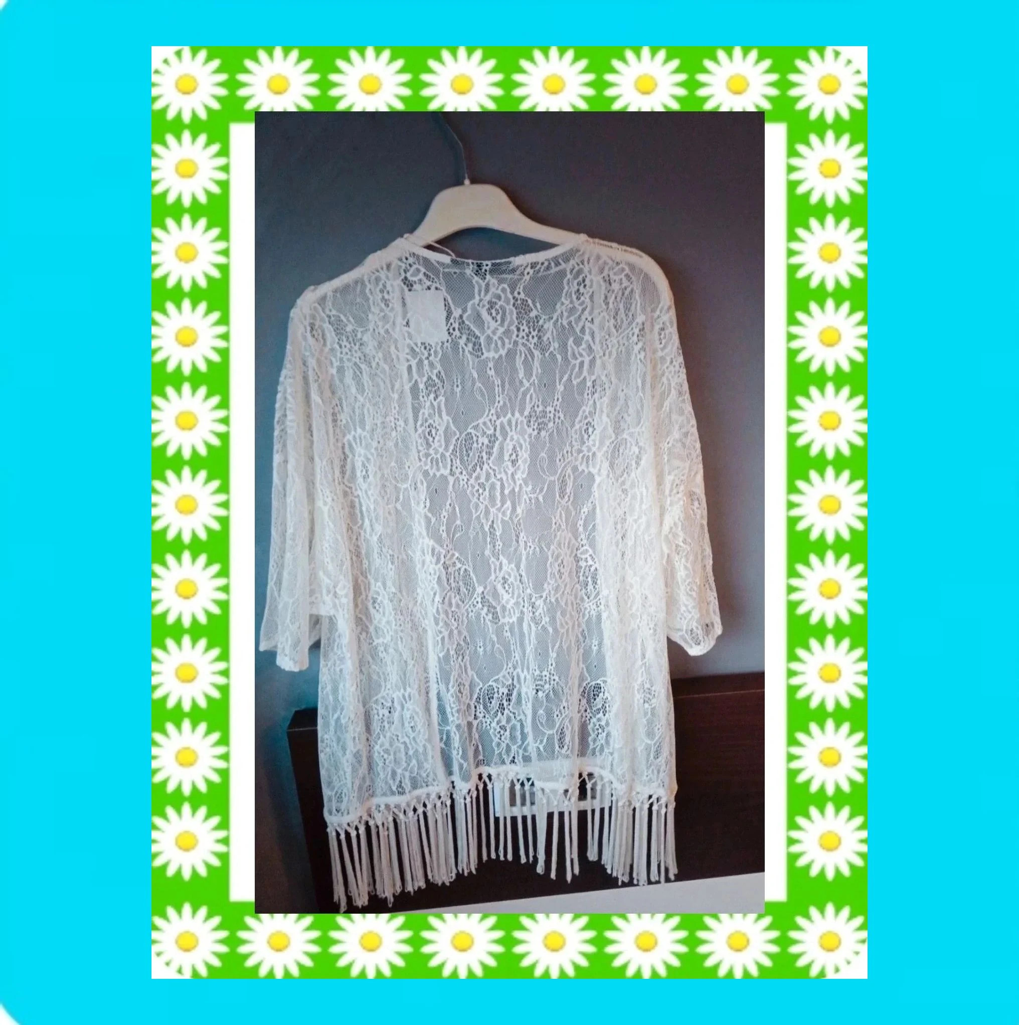 💗 Camisa Sobretodo Mujer Encaje 💗 – Kiabi – taille L / 40 / 12 2