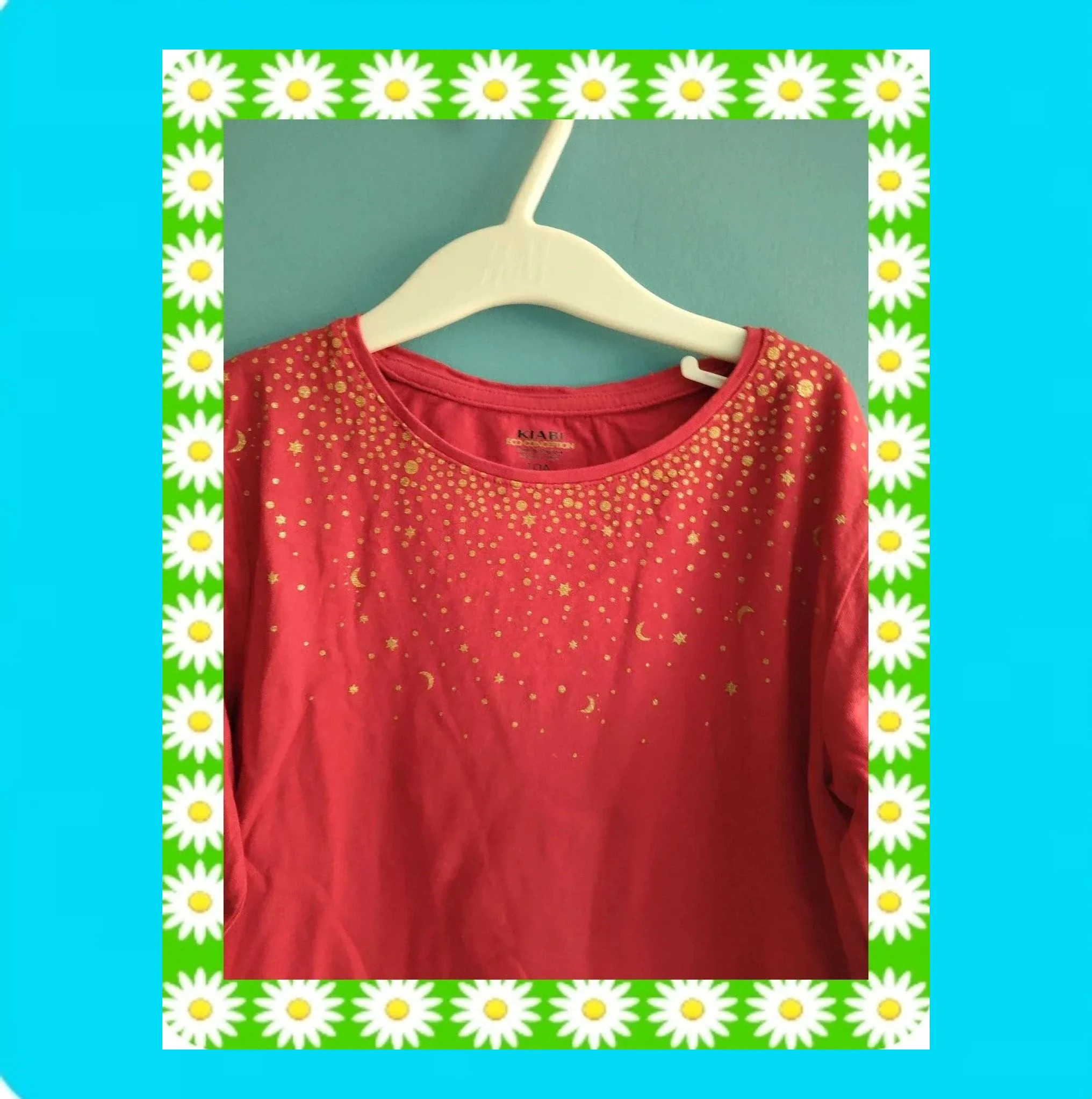 🩷 Camiseta Niña Detalles Dorados 🩷 – Kiabi – taille 10 ans / 140 cm 2