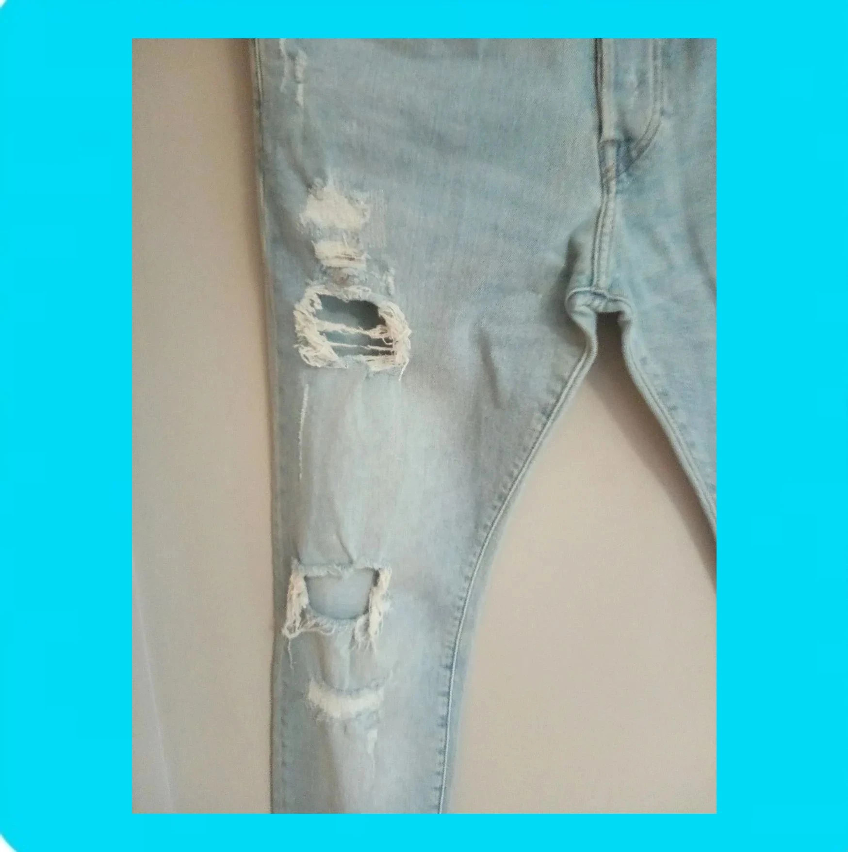 🩵 Pantalón Denim Hombre Skinny Low Waist – H&M – taille W33 | FR 42 5