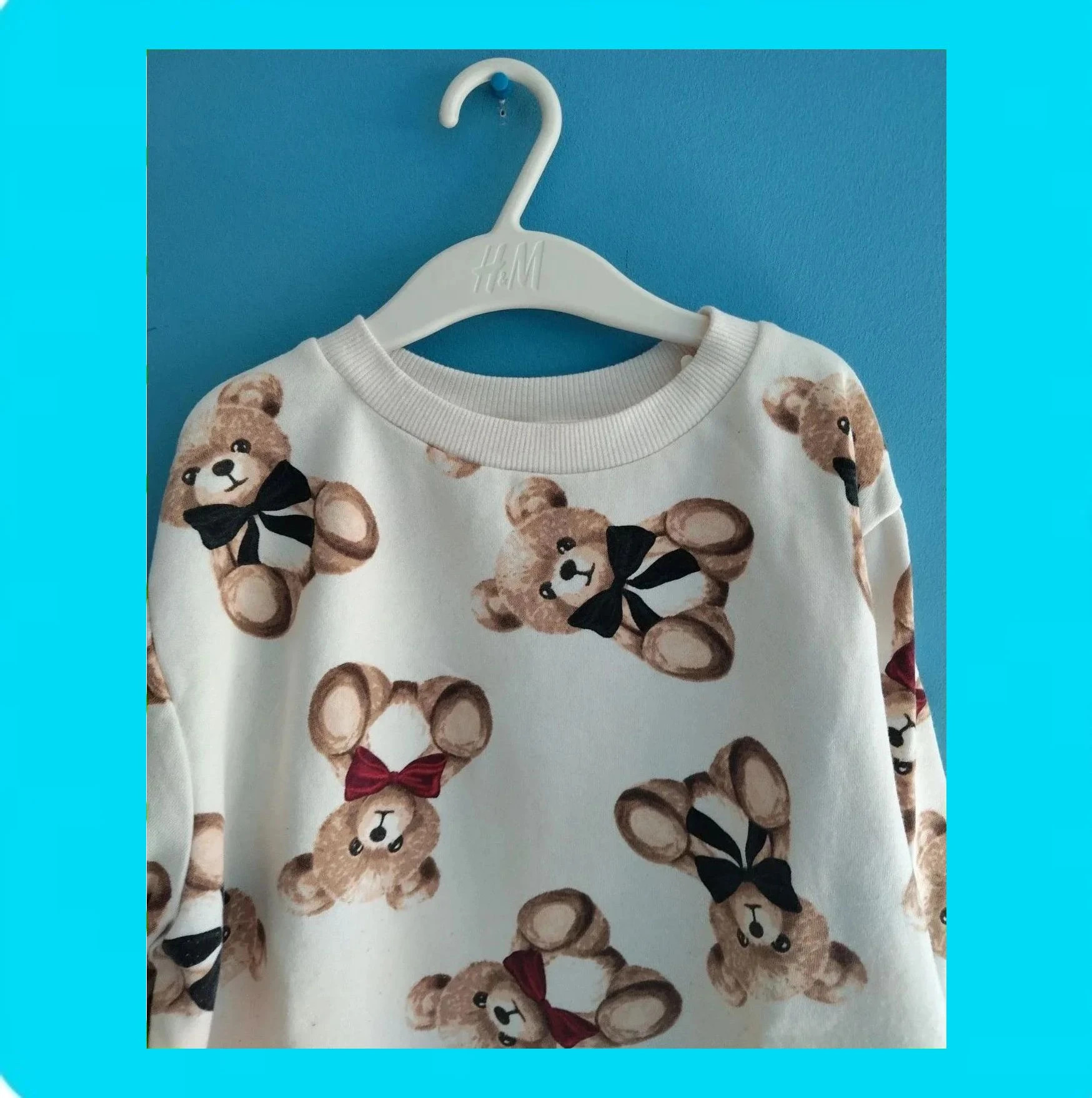 🩷 Bonita Sudadera Niña Ositos 🩷 – H&M – taille 9 ans / 134 cm 5