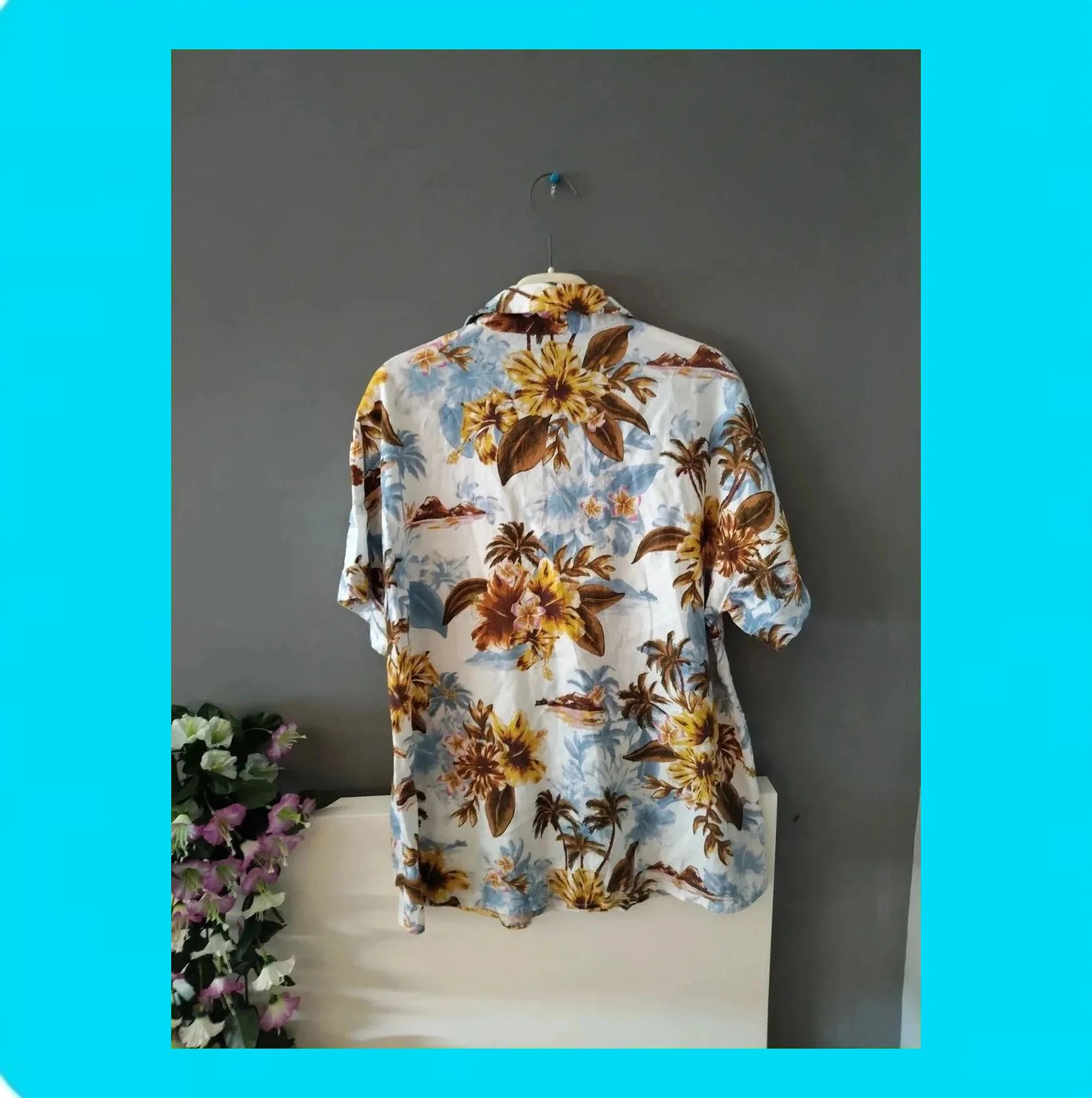 🩵 Camisa Hombre Vintage Estampada 🩵 – Zara – taille XS 2