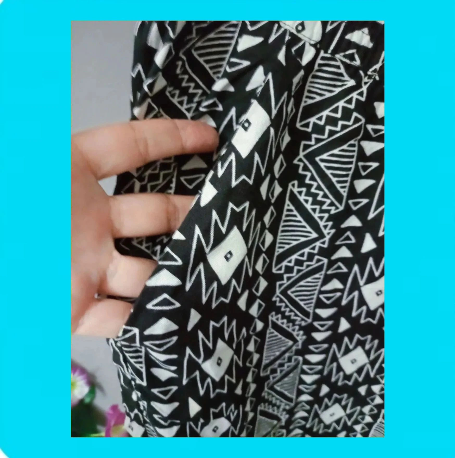 💗 Pantalón Mujer Largo Estampado 💗 – H&M – taille XL / 42 / 14 2