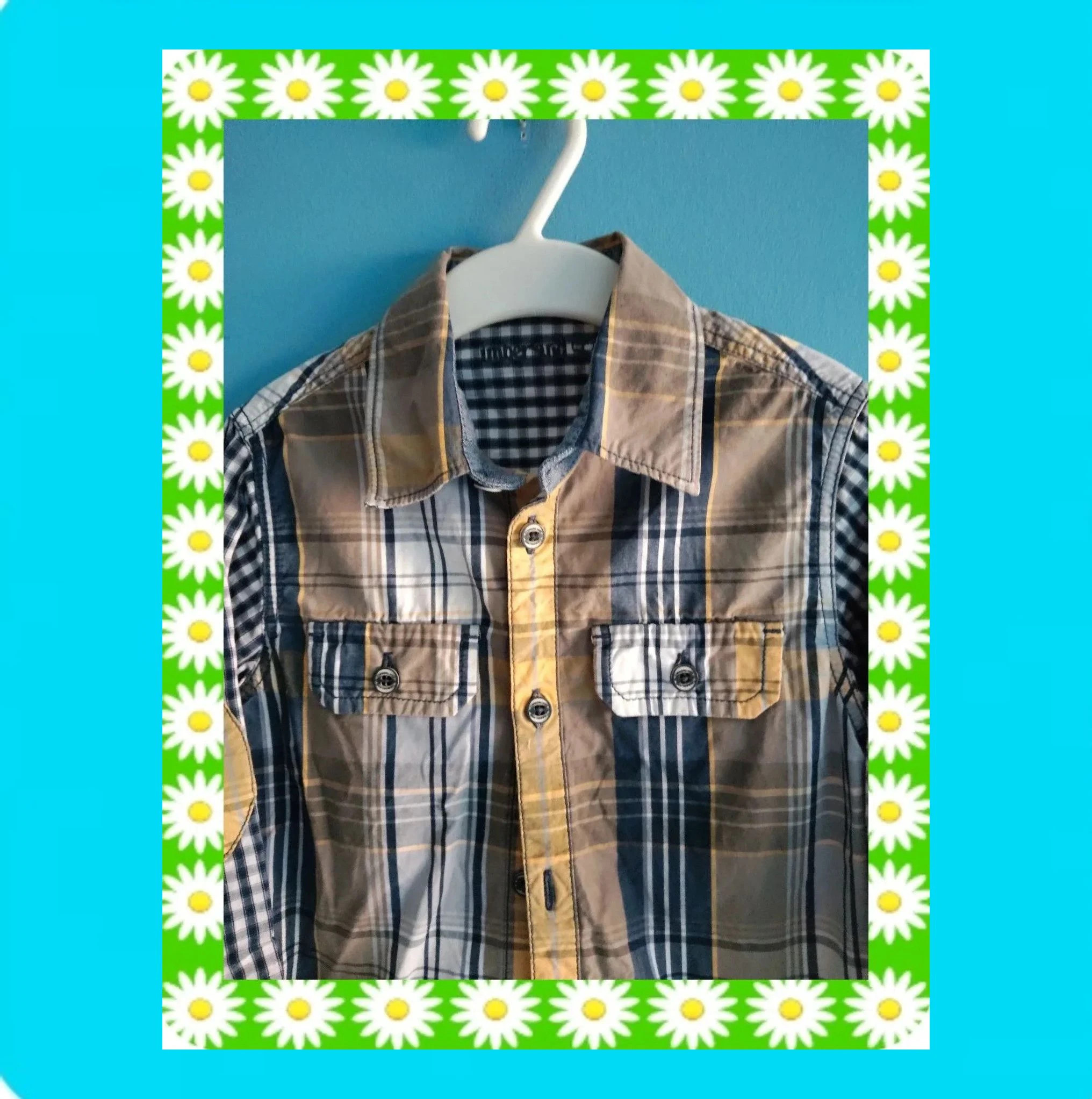 🩵 Preciosa y Original Camisa Cuadros 🩵 – Timberland – taille 3 ans / 98 cm 3