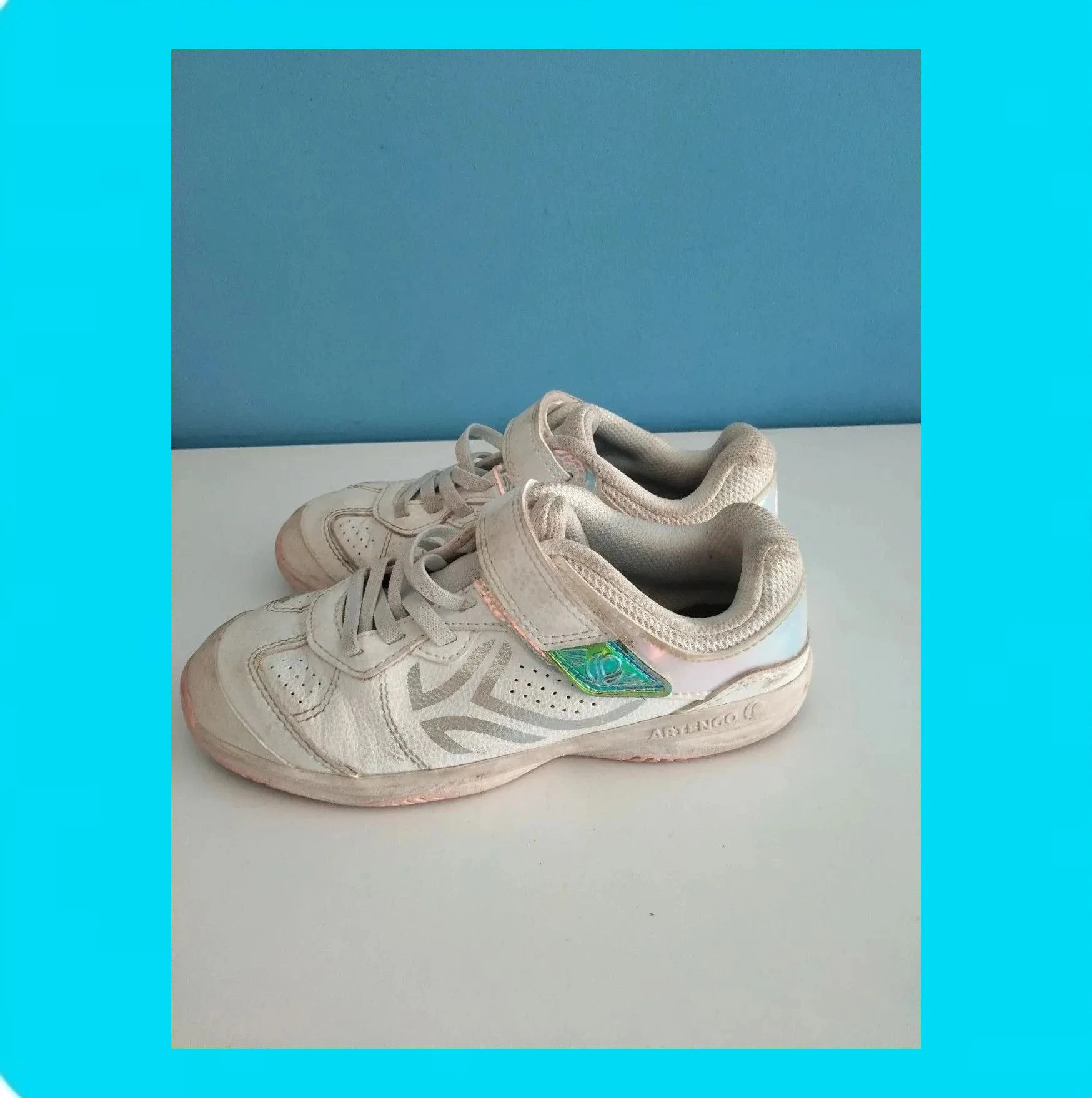 🩷 Zapatillas Niña Blancas Cierre Velcro 🩷 – Decathlon – taille 33 5