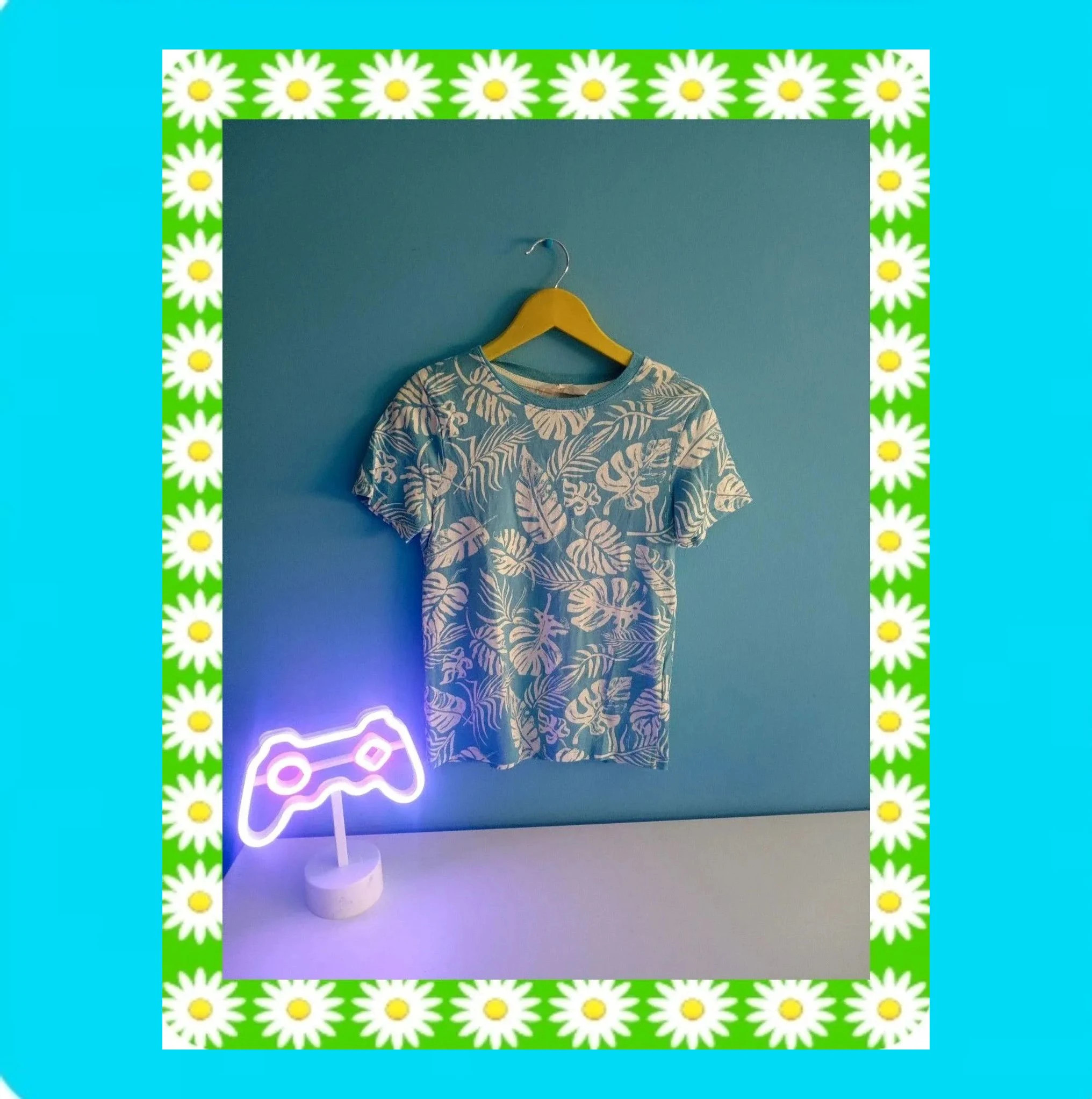 🩵 Bonita Camiseta Niño Estampada 🩵 – H&M – taille 7 ans / 122 cm