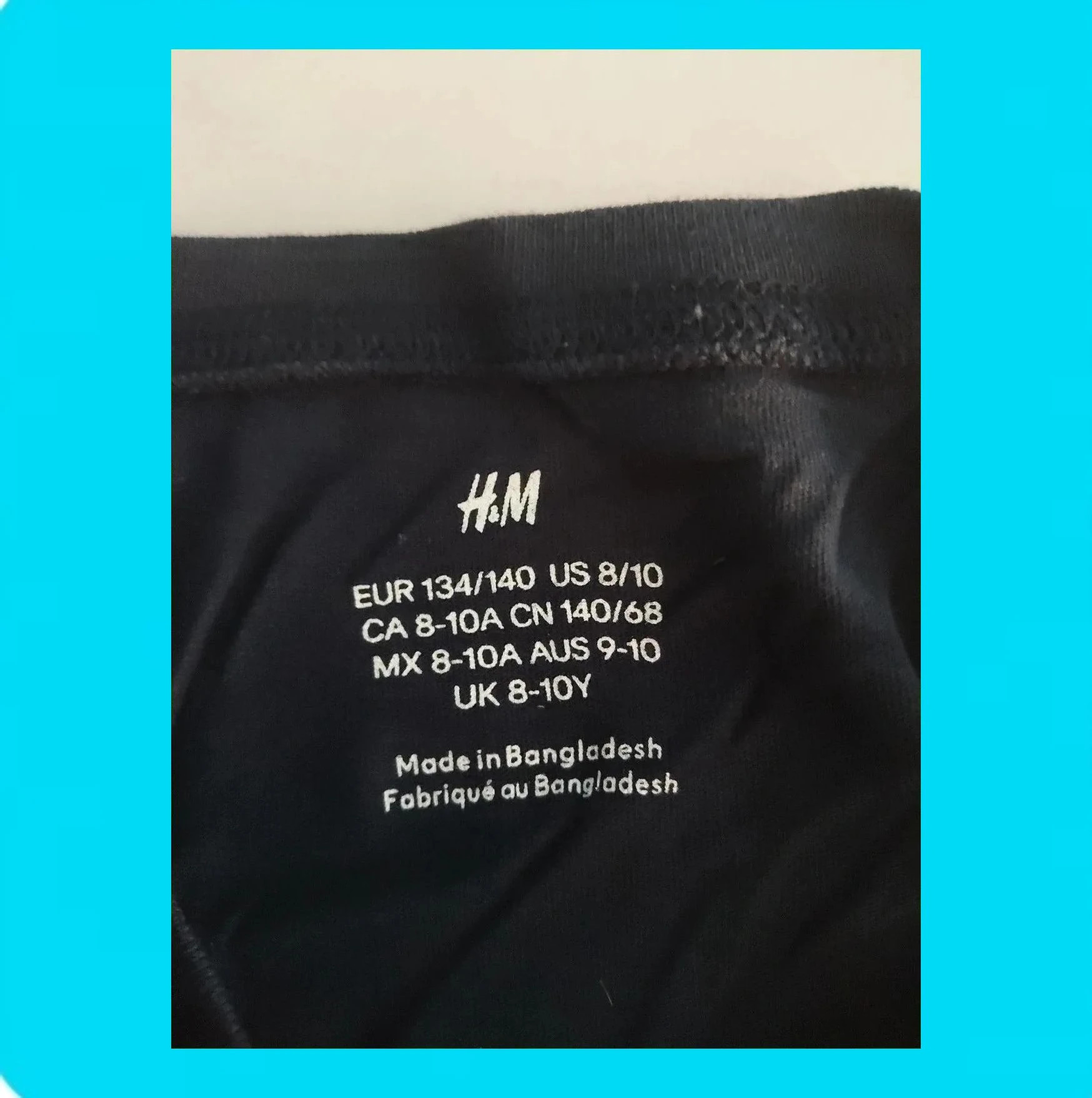 🩵 Camiseta Niño Manga Corta 🩵 – H&M – taille 9 ans / 134 cm 4