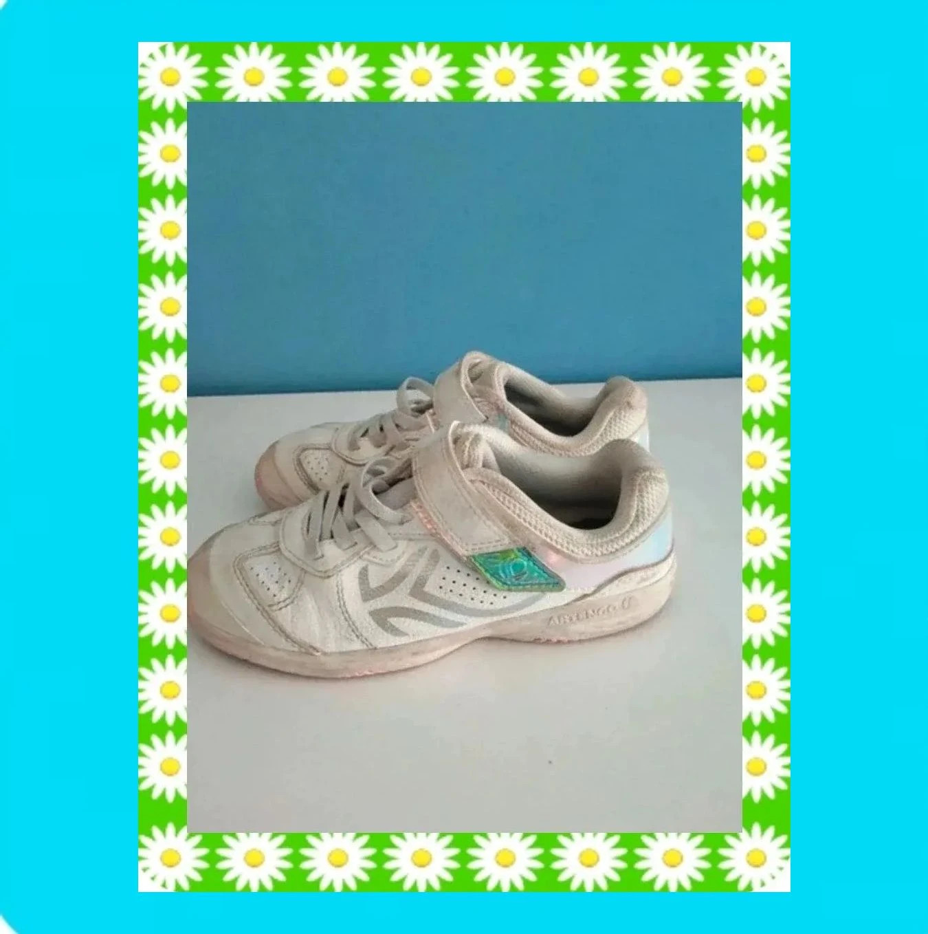 🩷 Zapatillas Niña Blancas Cierre Velcro 🩷 – Decathlon – taille 33 5
