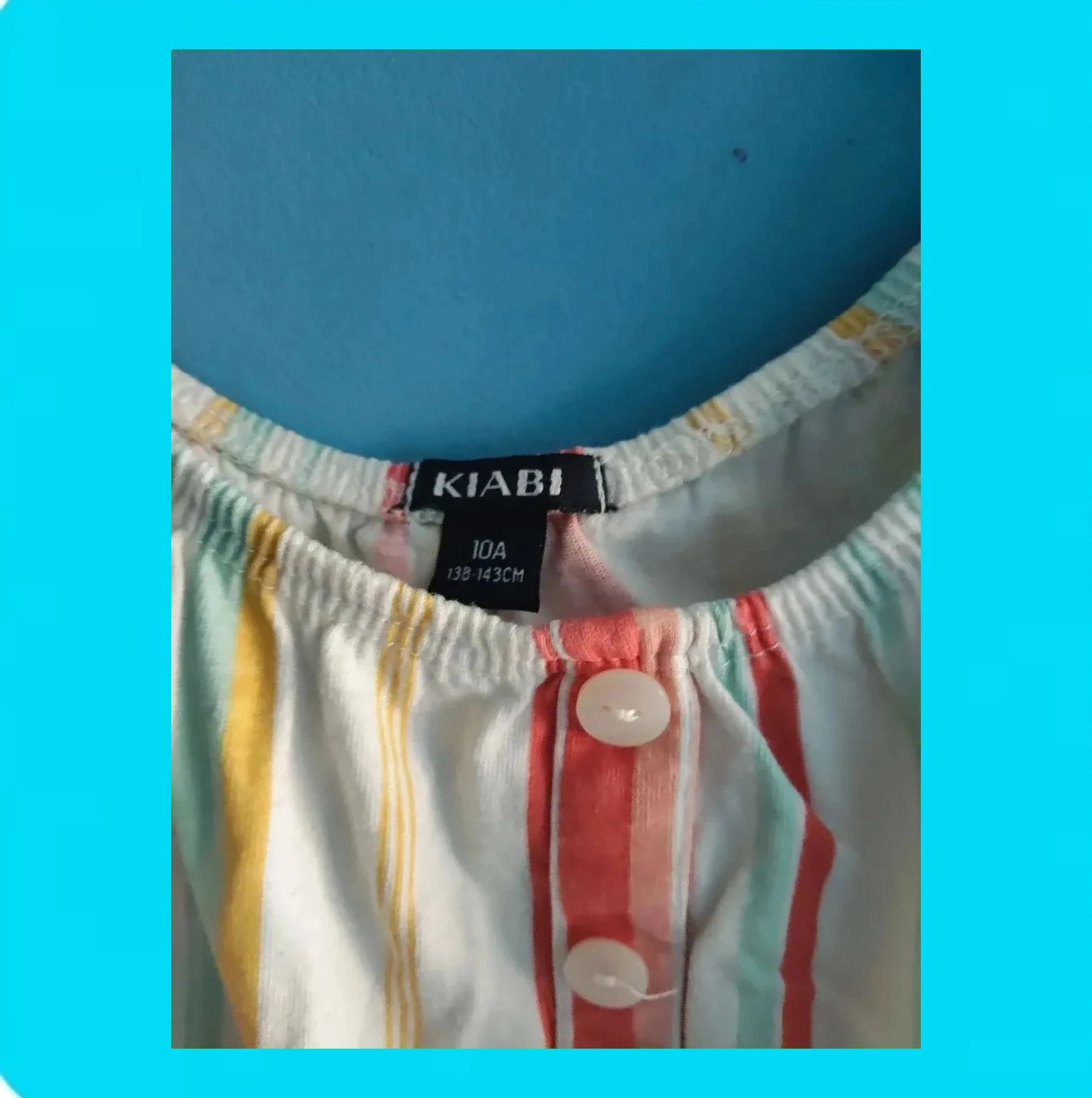 🩷 Bonito Mono Corto Niña Rayas 🩷 – Kiabi – taille 10 ans / 140 cm 5