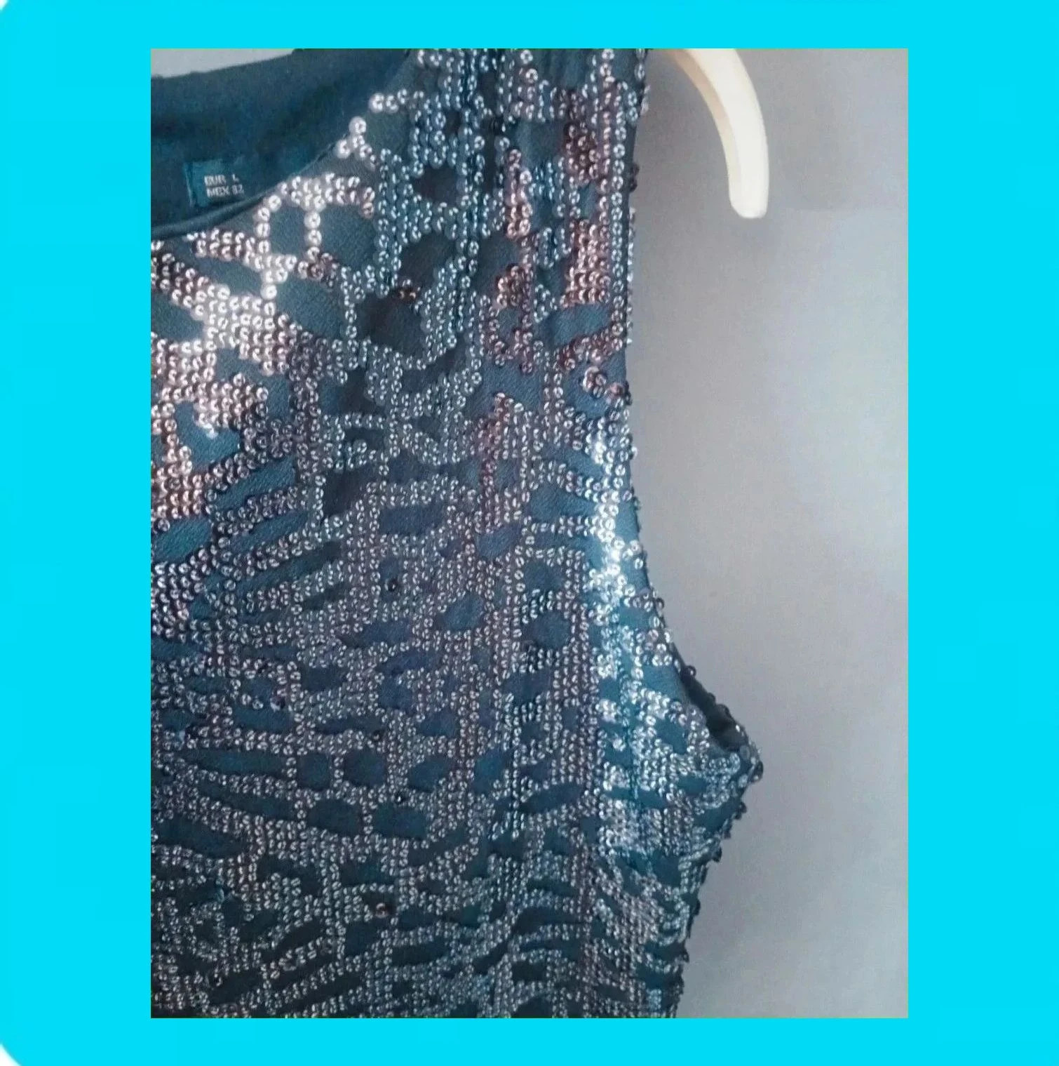 💗 Espectacular Vestido Mujer Lentejuelas 💗 – Sfera – taille L / 40 / 12 5