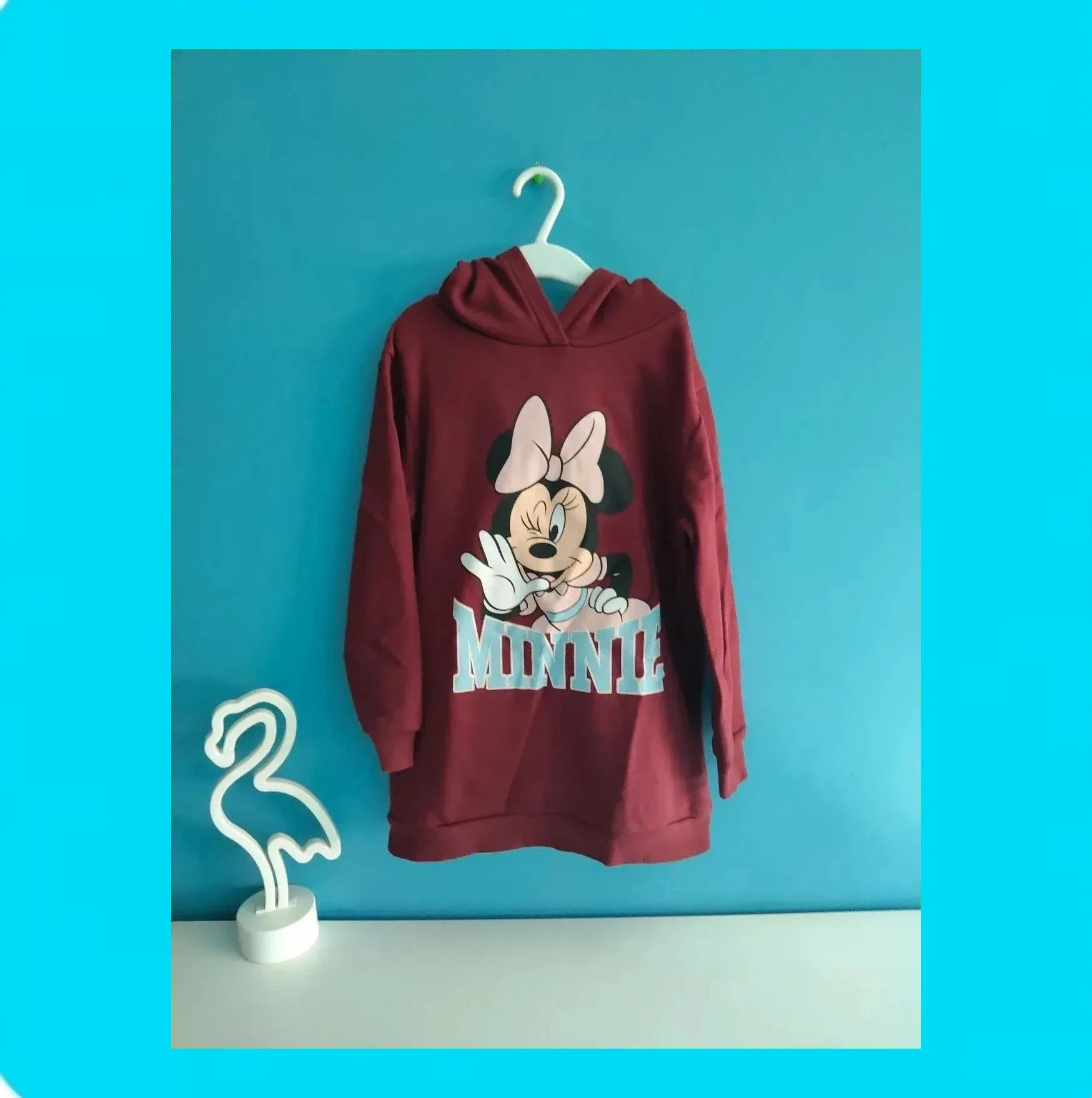 🩷 Sudadera Niña Larga Minnie 🩷 – H&M – taille 7 ans / 122 cm