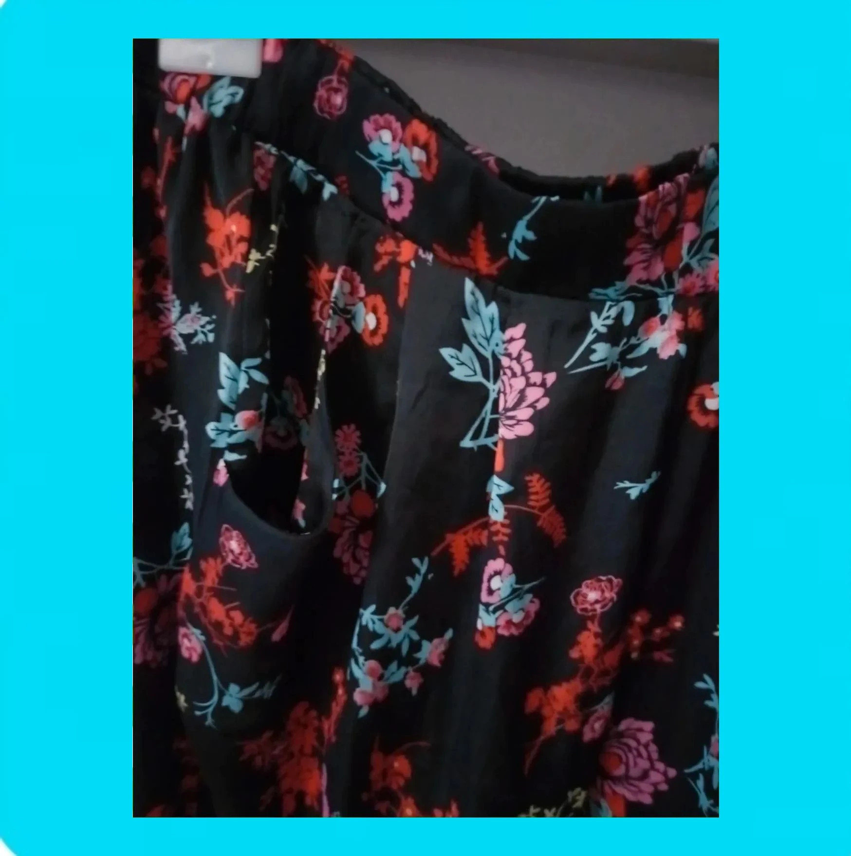 💗 Precioso Pantalón Mujer Estampado Satén 💗 – Kiabi – taille XL / 42 / 14 2