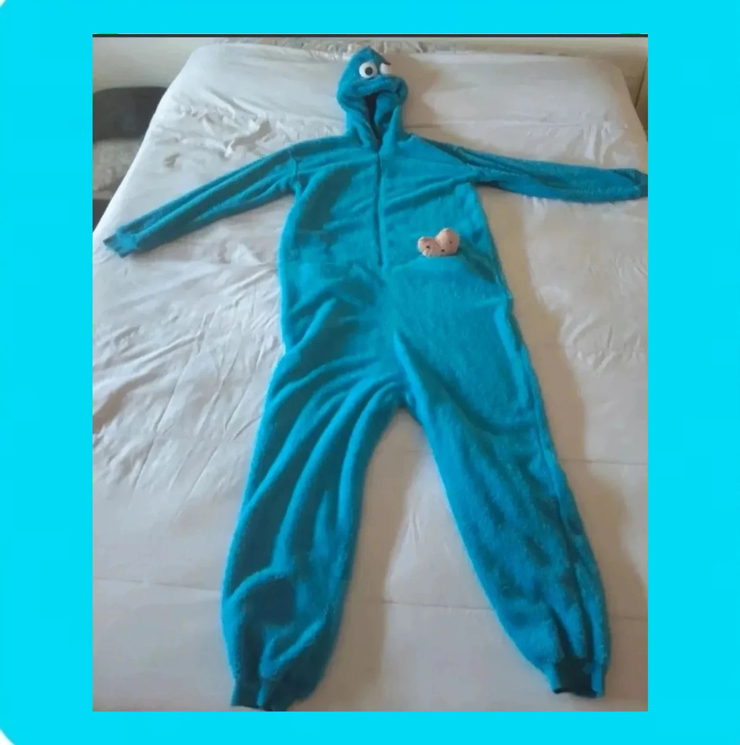 🩵 Disfraz Adulto El Monstruo de las Galletas 🩵 – H&M – taille XS