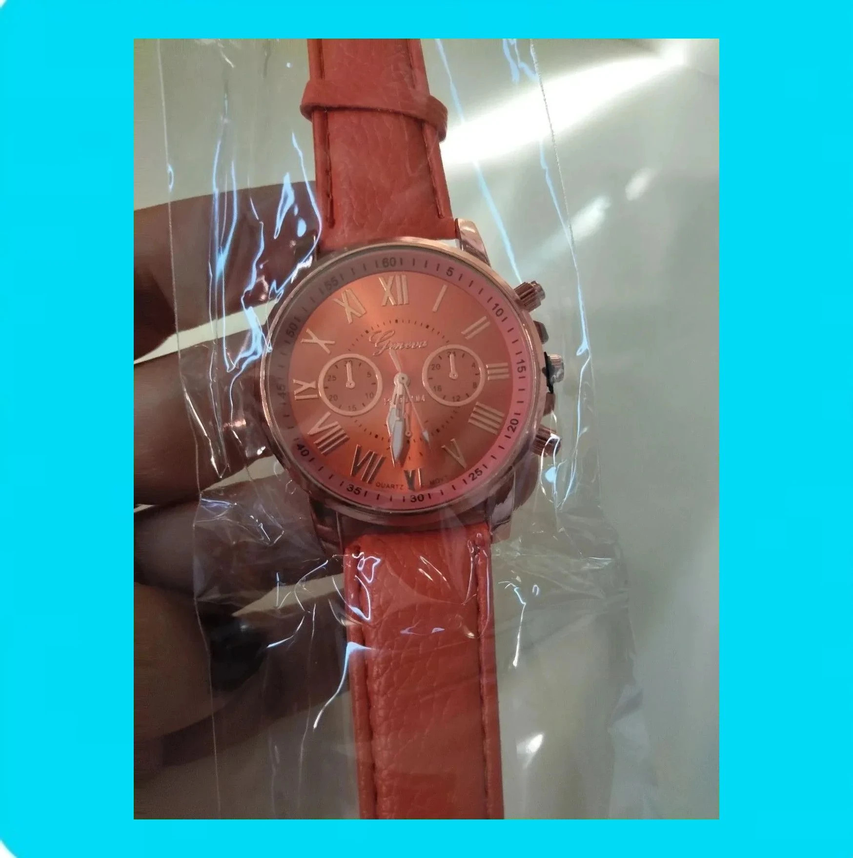 🩷 Bonito Reloj Mujer Naranja 🩷 – taille Taille unique 3