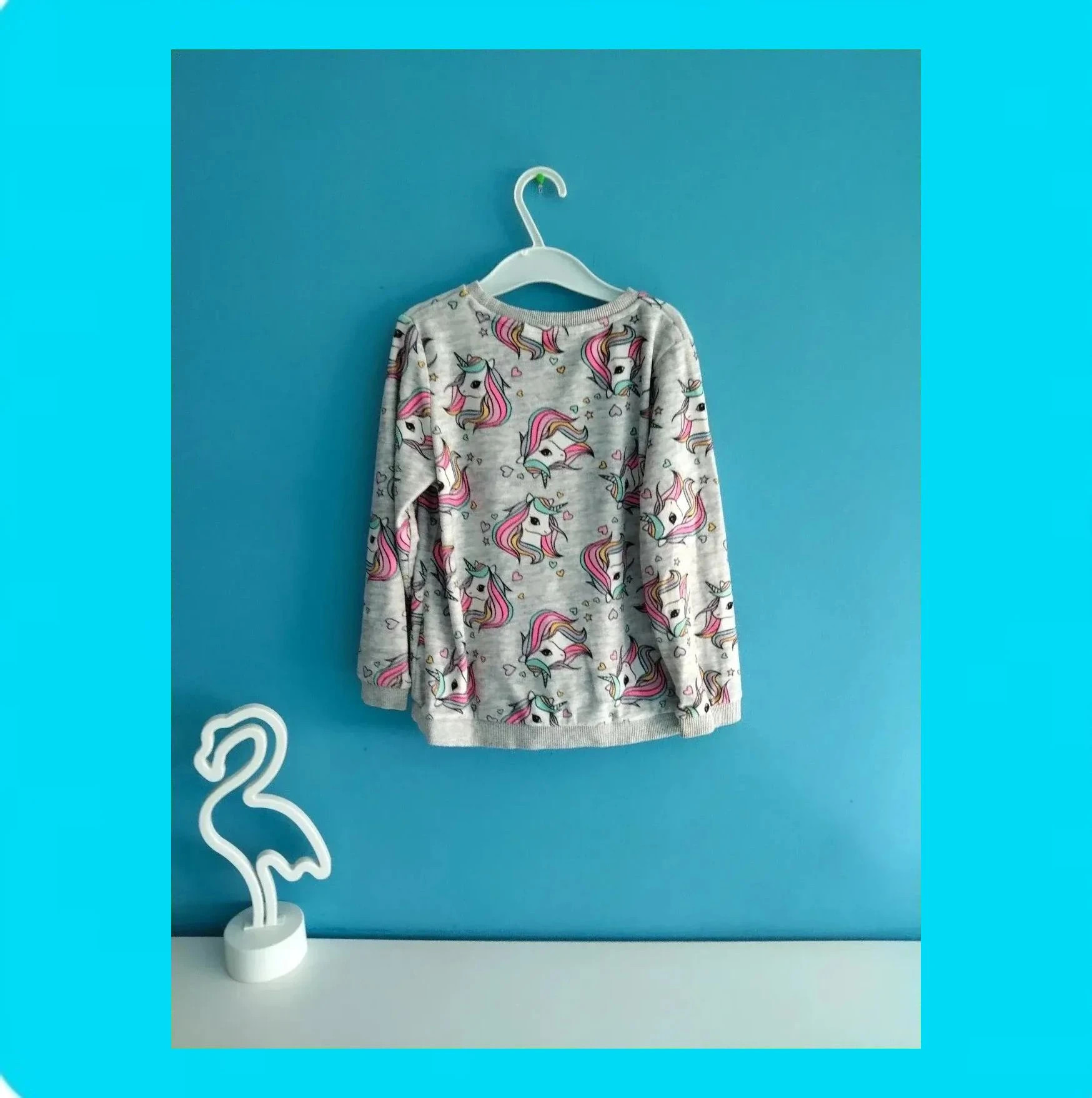 🩷 Sudadera Niña Unicornios Tejido Suave 🩷 – H&M – taille 5 ans / 110 cm 3