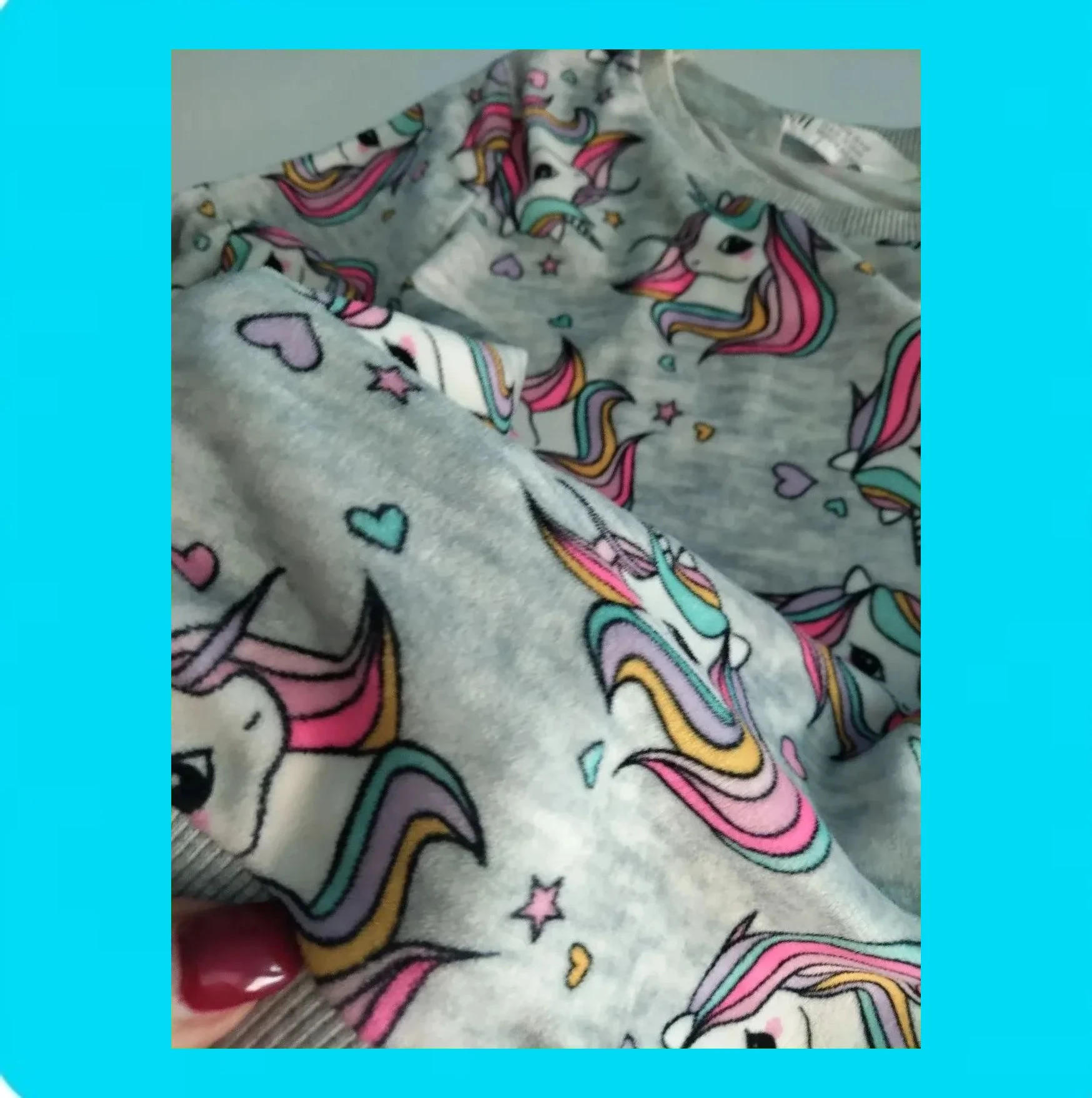 🩷 Sudadera Niña Unicornios Tejido Suave 🩷 – H&M – taille 5 ans / 110 cm 5